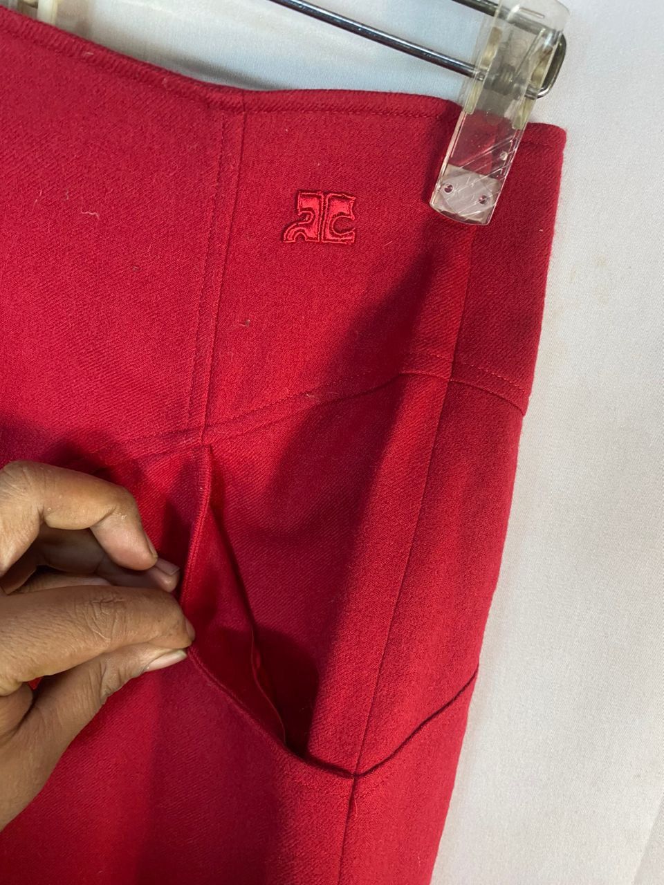 Courreges 🔥Best price 🔥Courreges paris red skirt Size 25" / US 0 / IT 36 - 3 Thumbnail