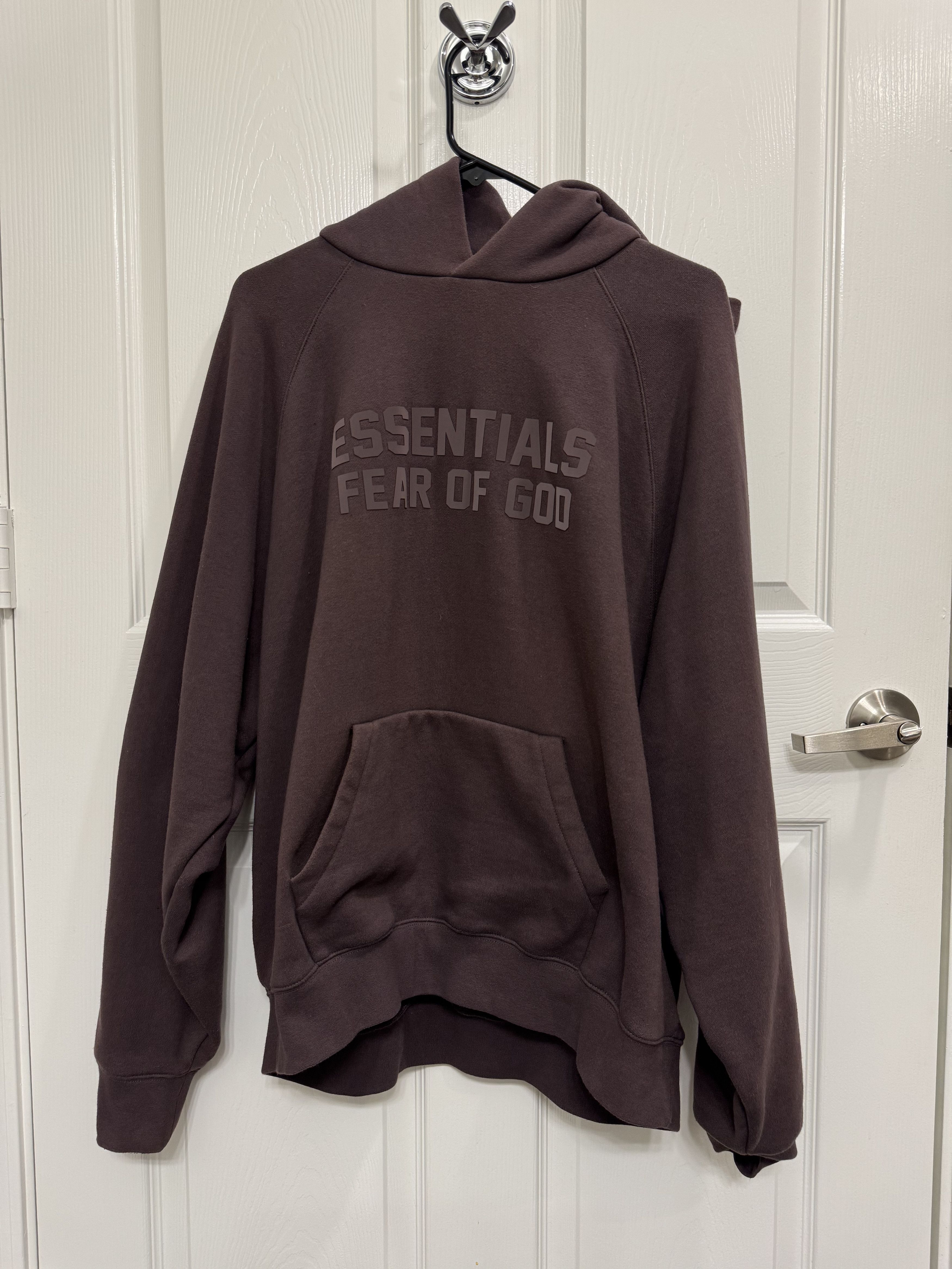 Essentials Fear of God Essentials Hoodie - Dark Plum - L Size US L / EU 52-54 / 3 - 1 Preview