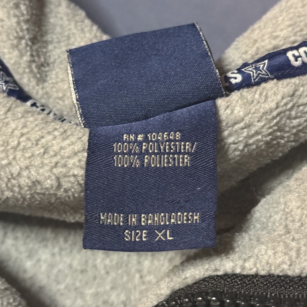NFL × Vintage Vintage Y2K Dallas Cowboys Embroidered 1/4 Sweatshirt Size US XL / EU 56 / 4 - 12 Thumbnail