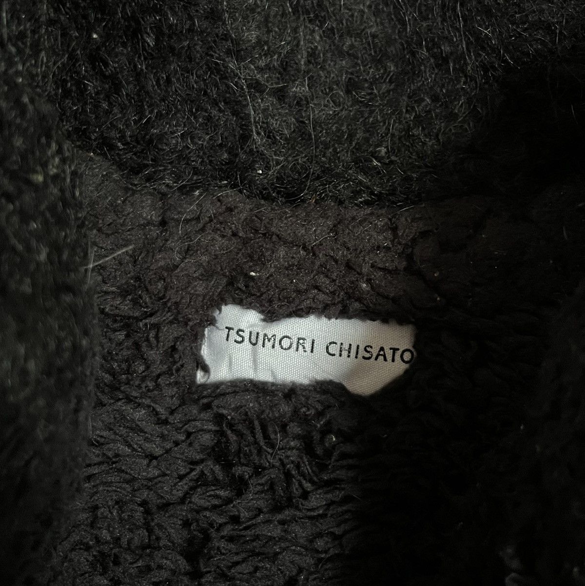 Issey Miyake TAX FREE 🇺🇸 issey miyake tsumori chisato fuzzy black jacket Size US M / EU 48-50 / 2 - 7 Thumbnail