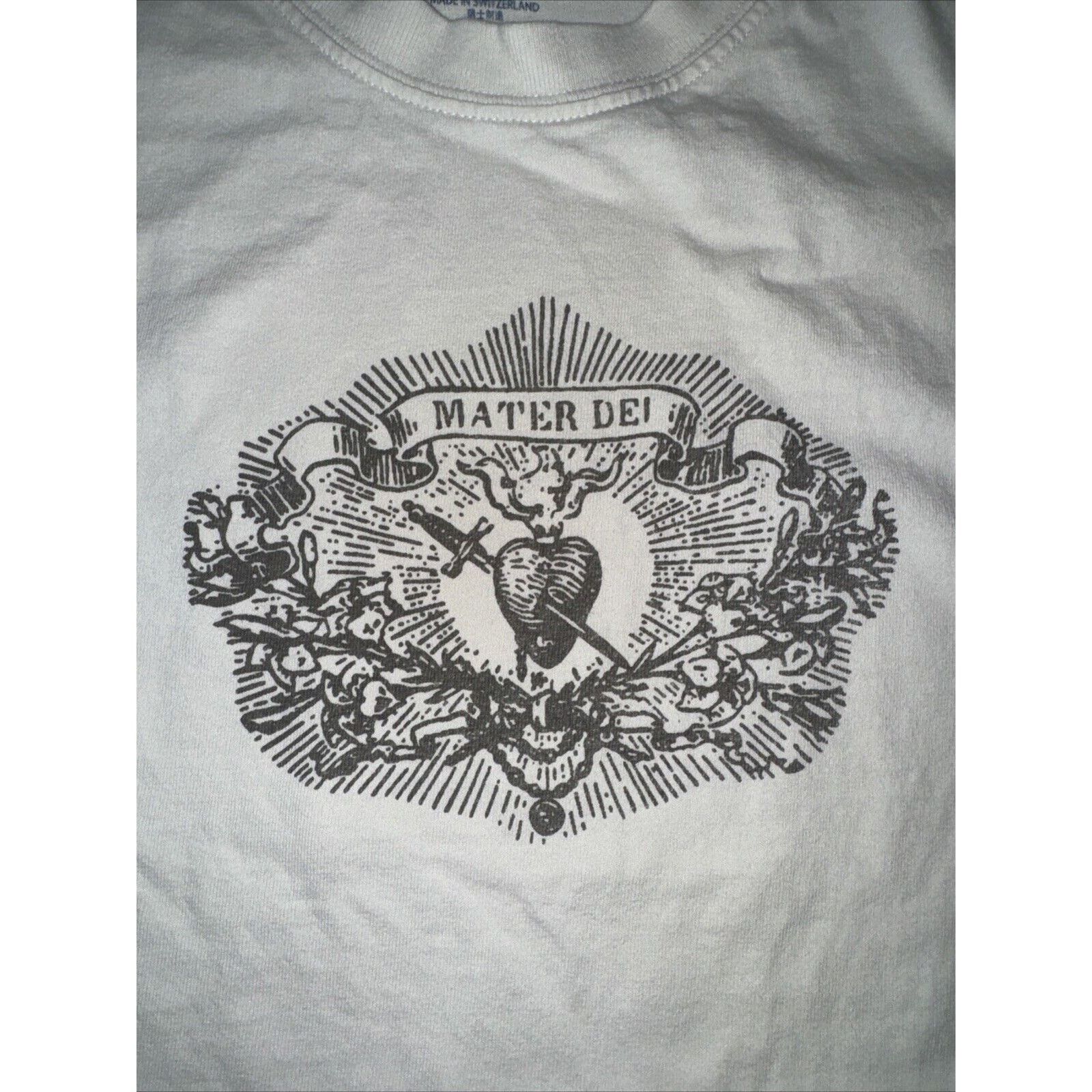 Band Tees × Japanese Brand × Vintage John Galt T-Shirt Medium 19x23 White Mater De Heart Y2K Size US M / EU 48-50 / 2 - 2 Thumbnail