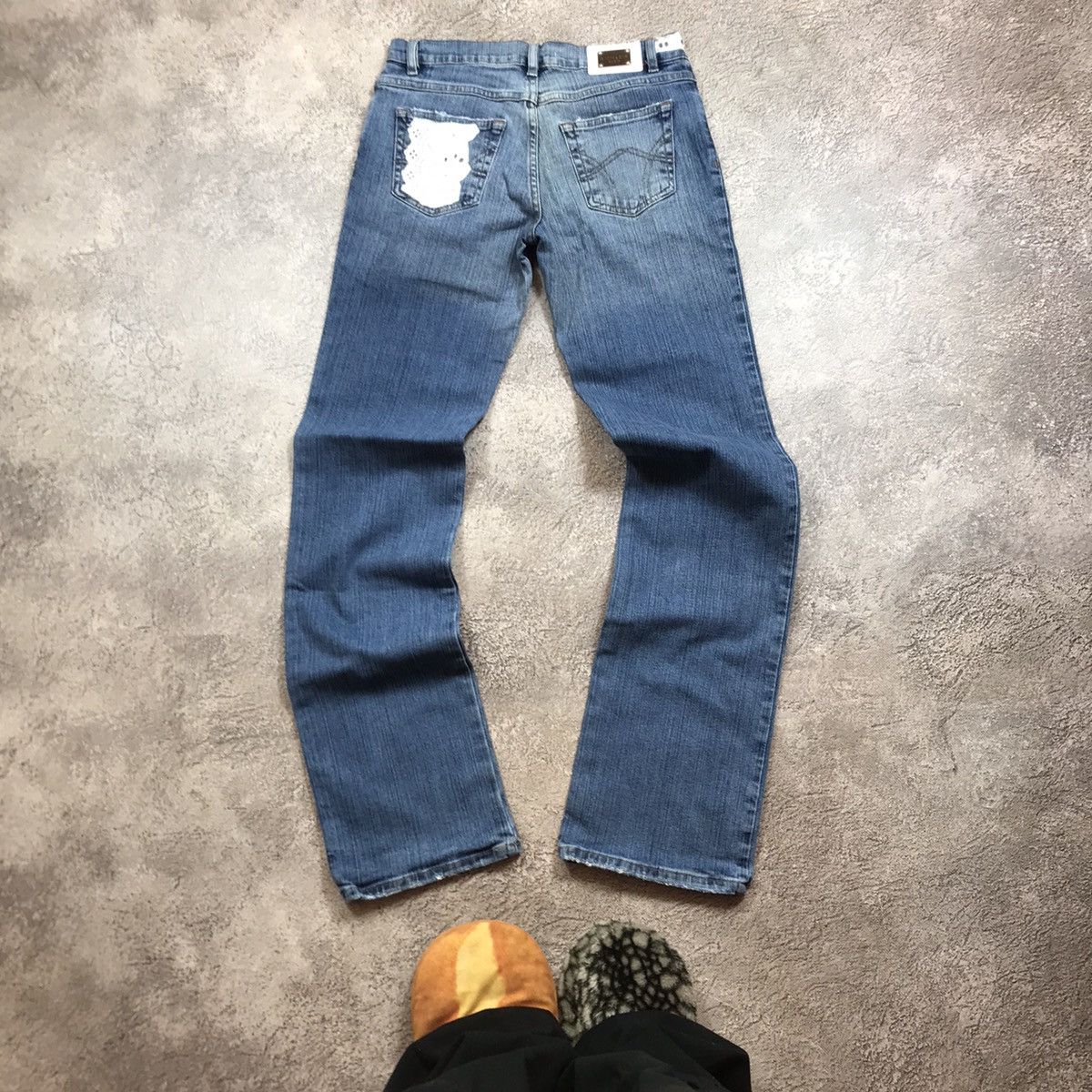 Vintage Vintage 90s Faded Distressed Baggy Jeans Skate Streetwear 27 Size 27" / US 4 / IT 40 - 5 Thumbnail