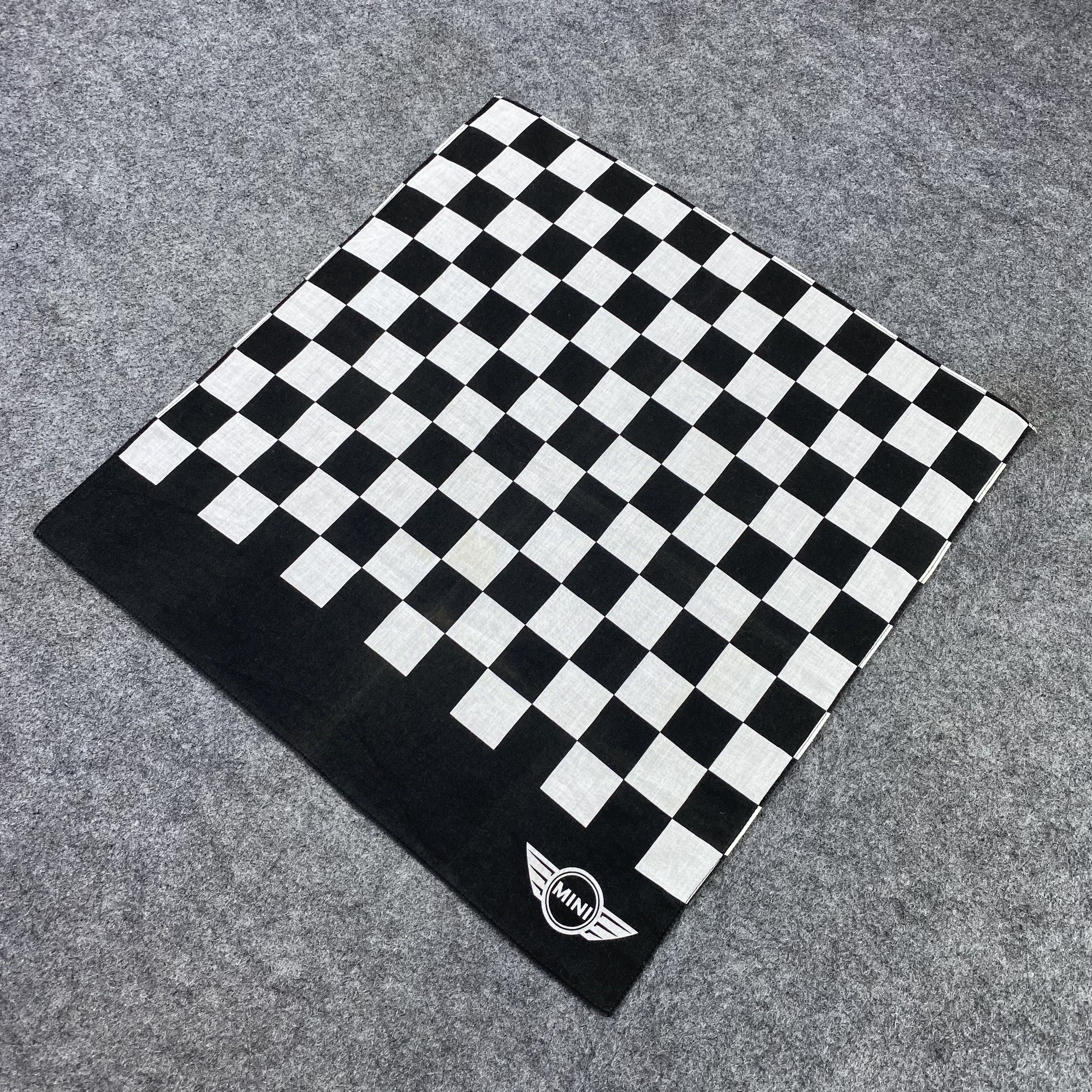 Vintage VINTAGE MINI COOPER Bandana Neckerchief HandkerchiefB1402 Size ONE SIZE - 4 Thumbnail