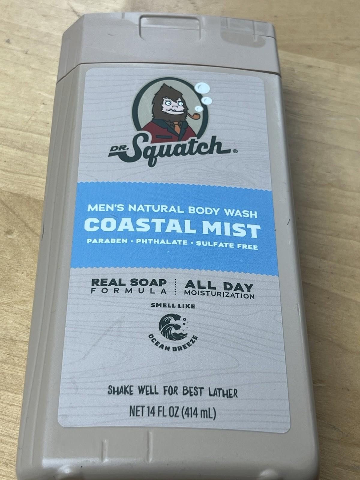 Other Dr. Squatch Men’s Natural Body Wash coastal mist 14 Fl Oz Size ONE SIZE - 4 Thumbnail