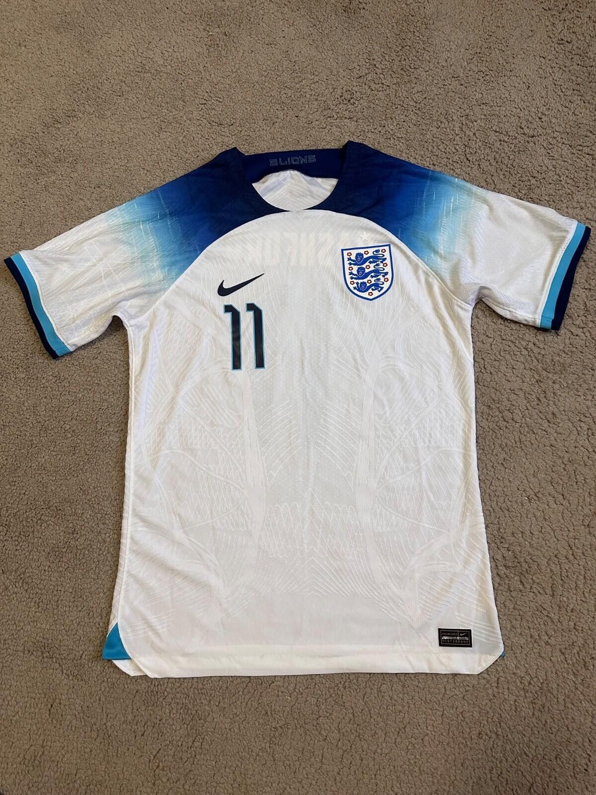 Nike England 2024 - 2025 Home Nike DRI-FITLOV shirt #11 Rashford Size US XXL / EU 58 / 5 - 1 Thumbnail