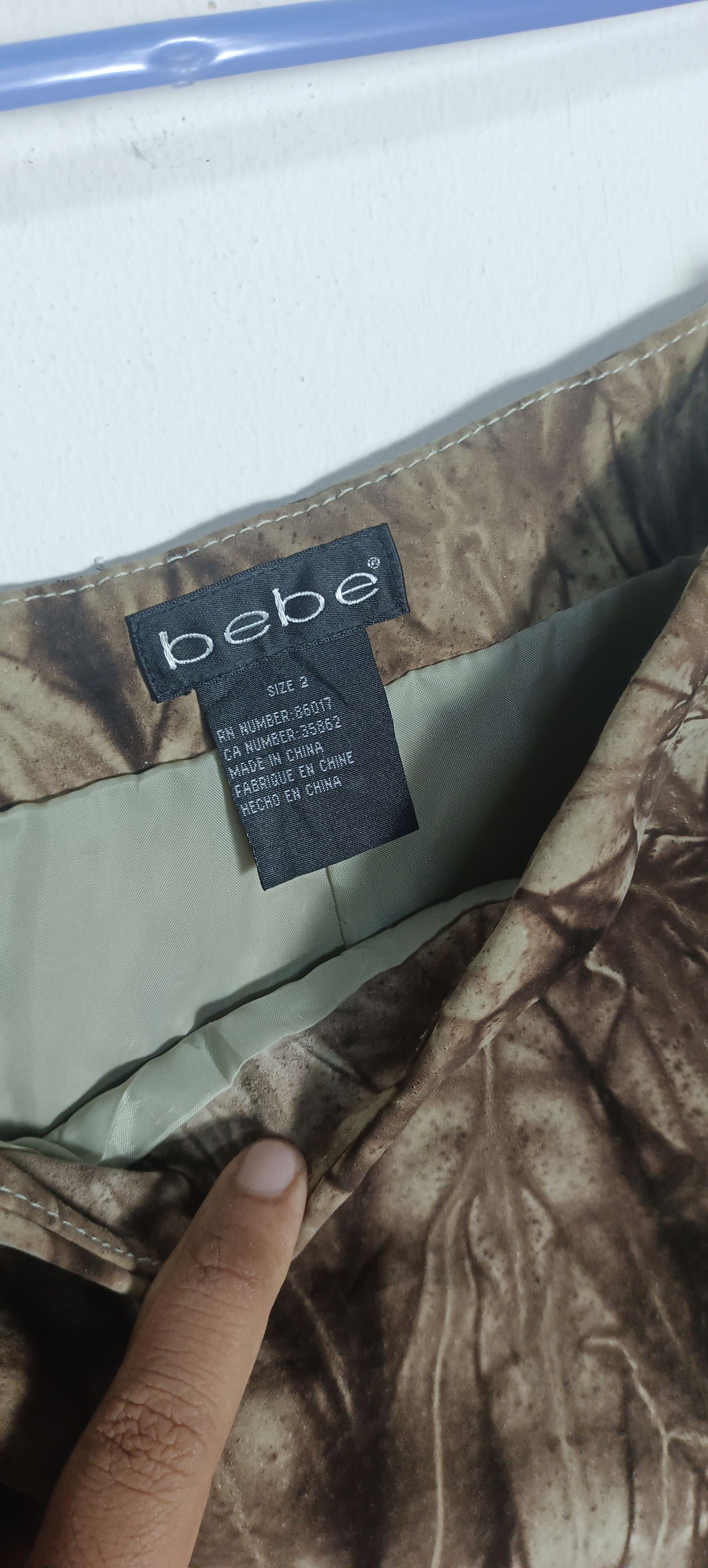 Bebe × Designer × Vintage Rare🔥🔥Learther Skirt Bebe Size 24" / US 00 / IT 34 - 5 Thumbnail