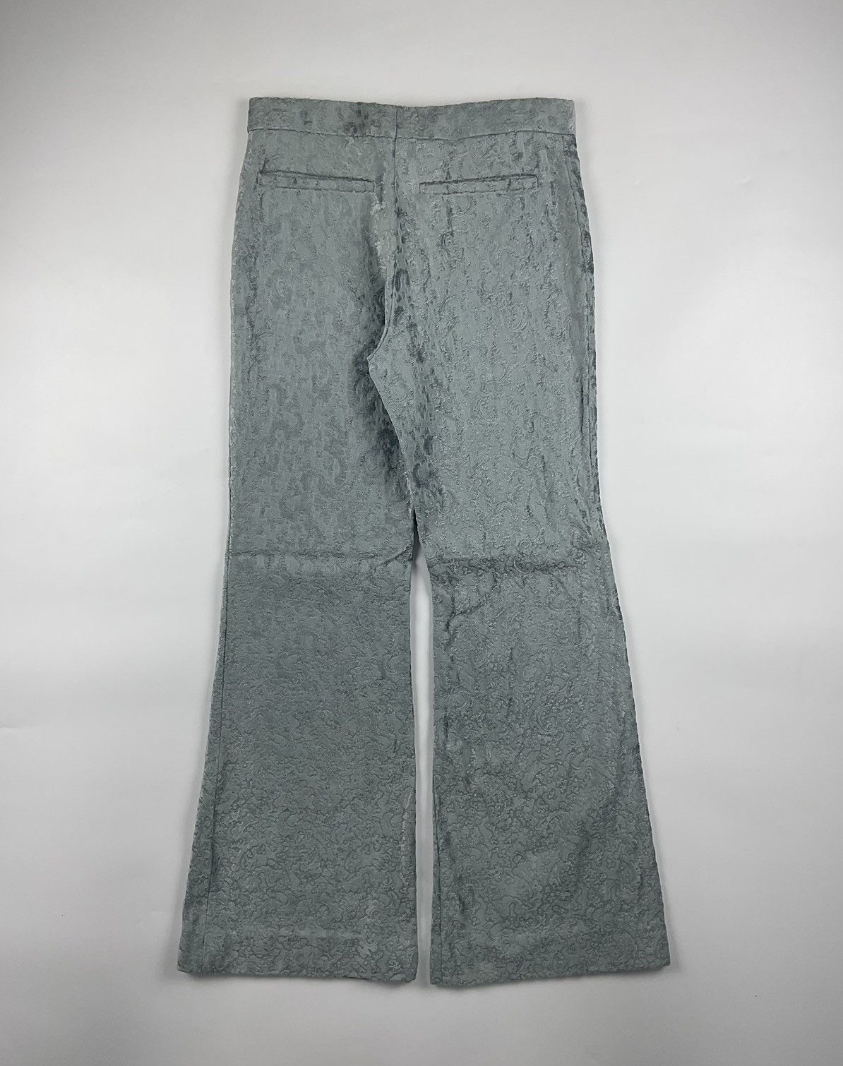Gucci Gucci x Tom Ford S/S'00 Jacquard Flared Pants Size 27" / US 4 / IT 40 - 4 Thumbnail