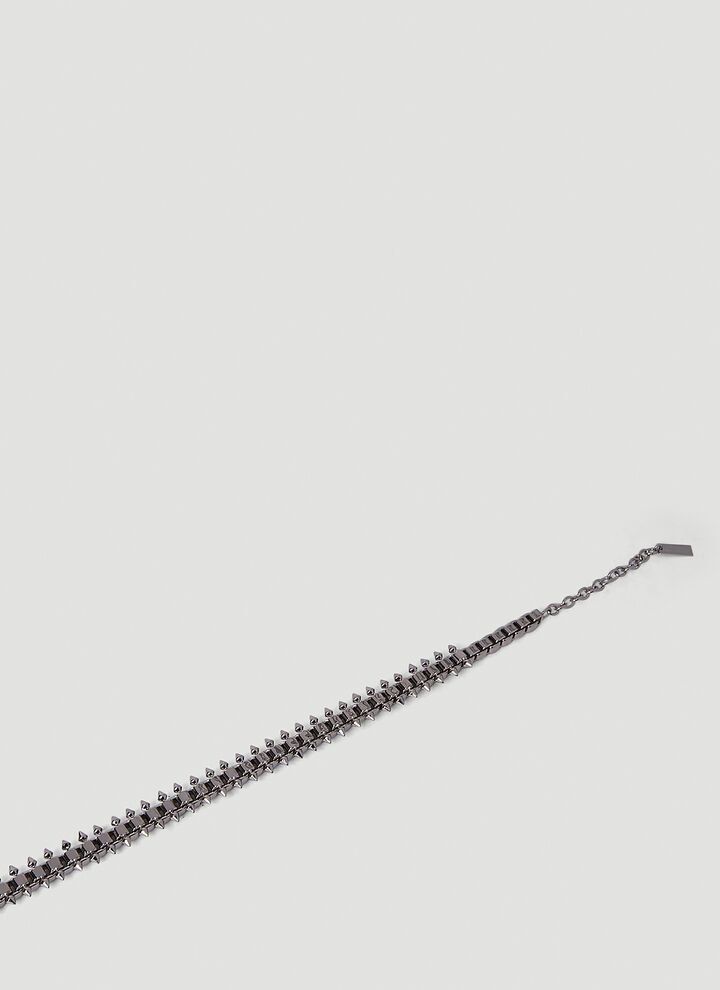 Saint Laurent Paris o1bcso1str1224 Size: OS/Short Chain Necklace in Silver Size ONE SIZE - 2 Thumbnail