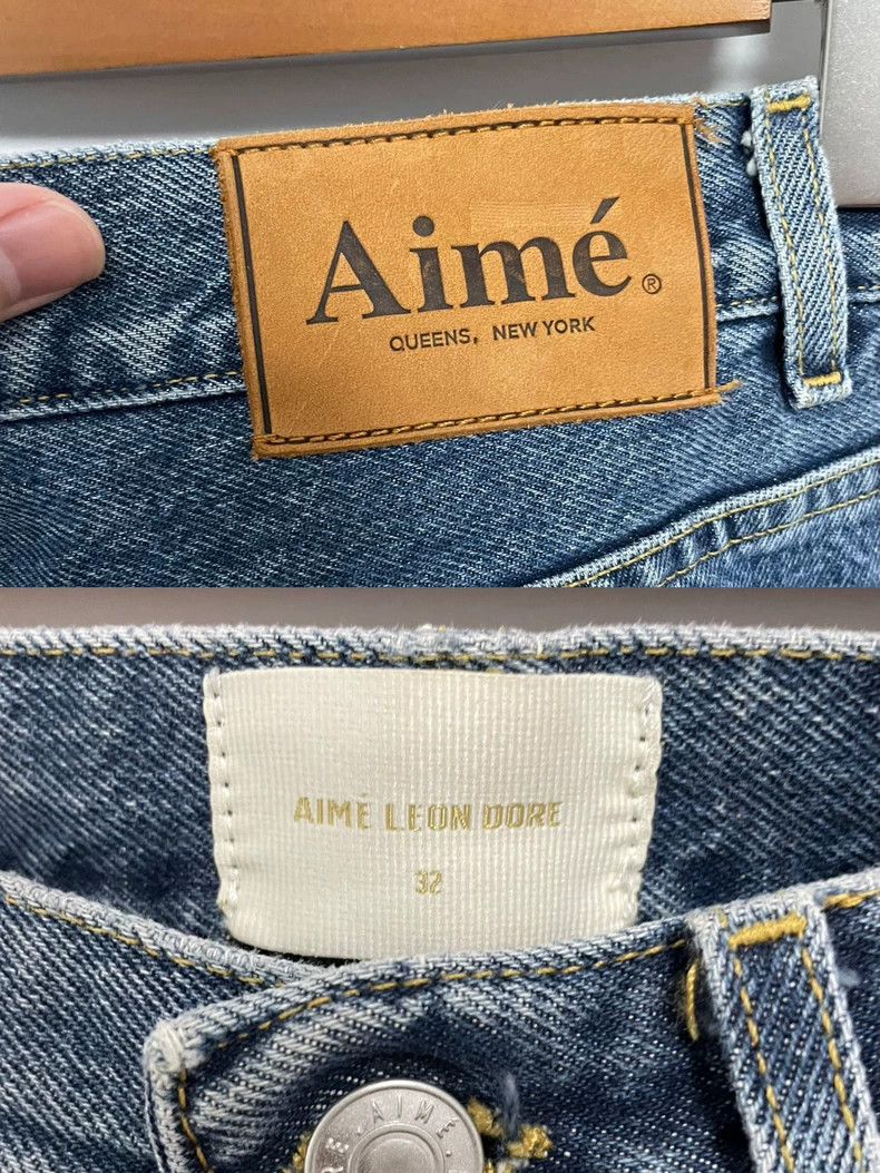 Aime Leon Dore Aime Leon Dore Washed through jeans 2502-Nextarrow Size US 32 / EU 48 - 4 Thumbnail