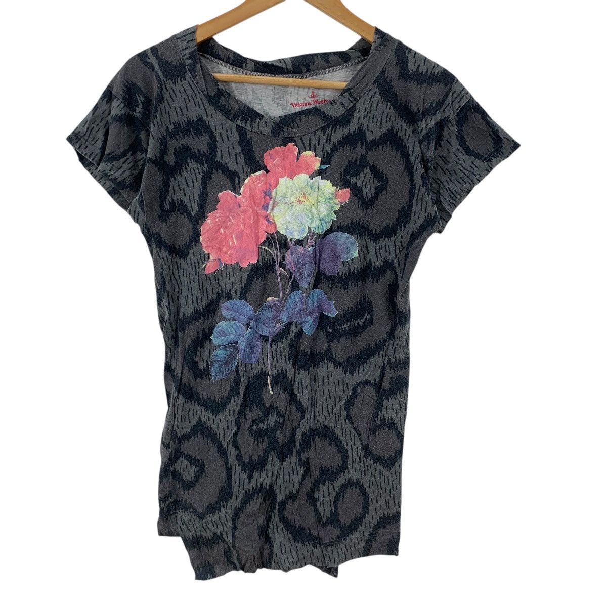 Vivienne Westwood Vintage VIVIENNE WESTWOOD Red Label Floral AOP Tee Shirt Top Size M / US 6-8 / IT 42-44 - 5 Thumbnail