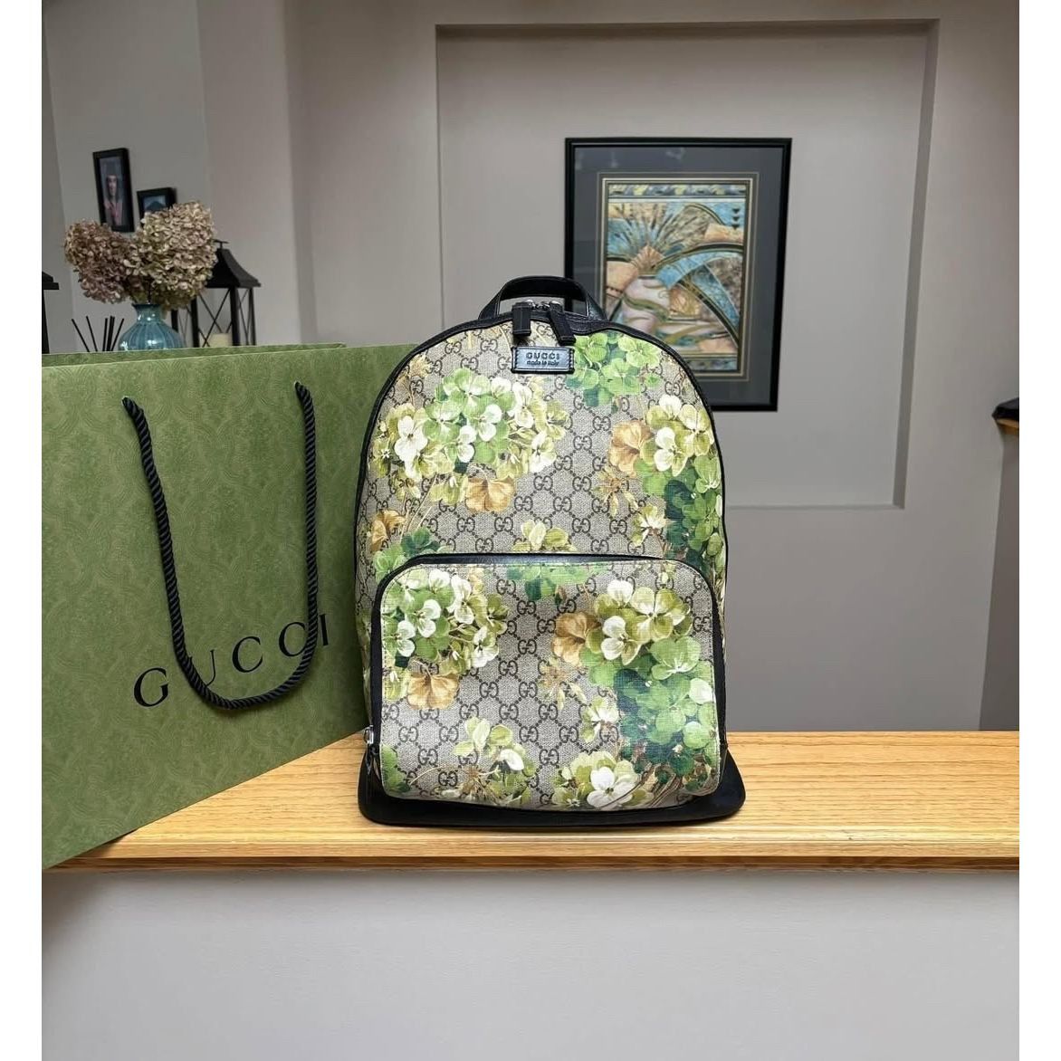 Adidas × Gucci GUCCI BACKPACK SUPREME MONOGRAM ‎722050 FAAXT 4250
