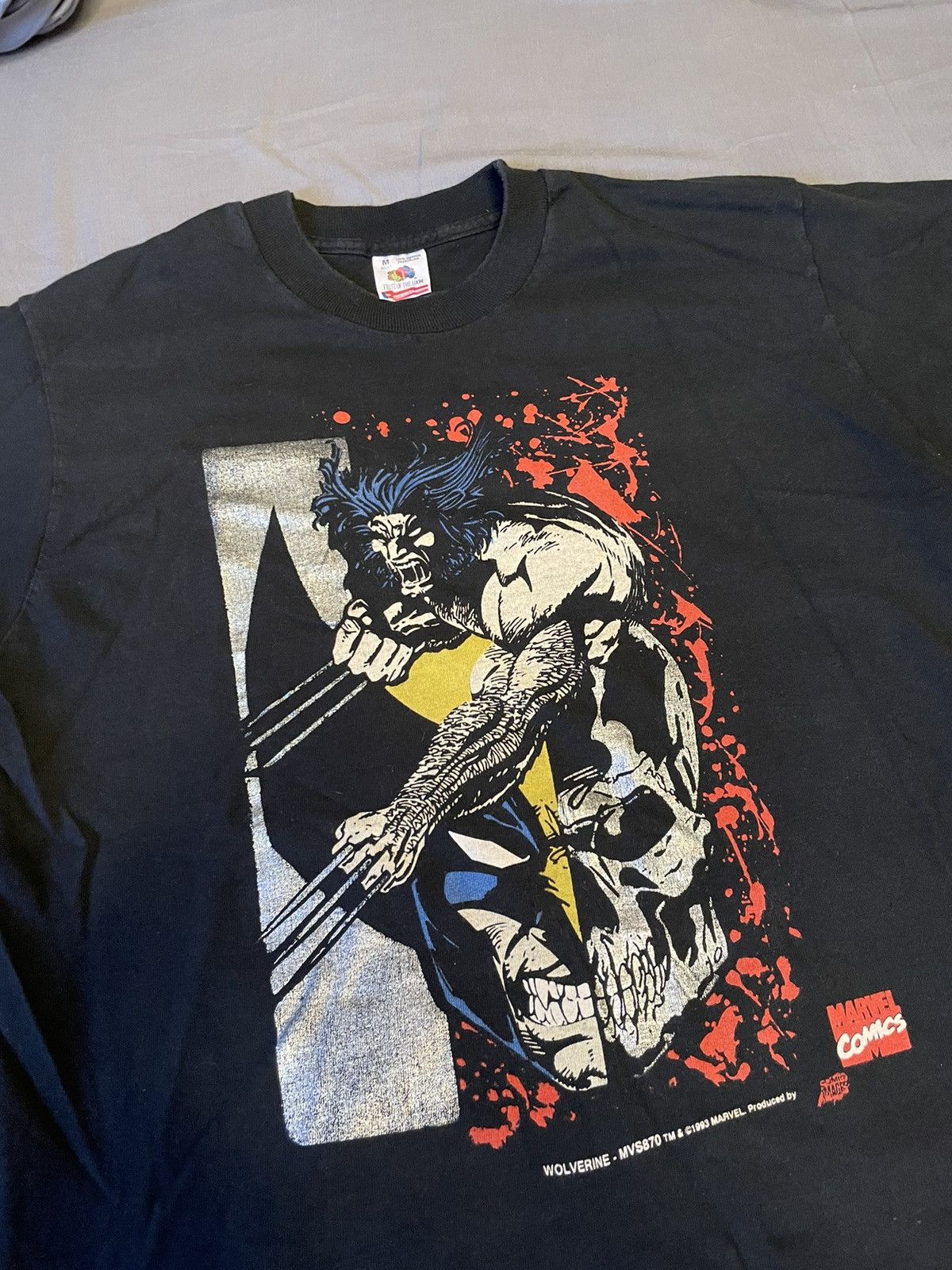 Marvel Comics Vintage 1993 Wolverine Marvel Comics Tee Size US M / EU 48-50 / 2 - 2 Thumbnail