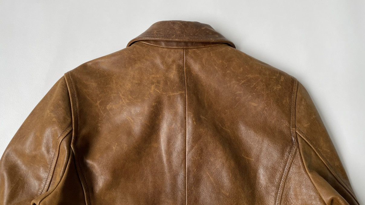 Maison Margiela S/S 2001 Tan Leather Jacket Size US M / EU 48-50 / 2 - 16 Thumbnail