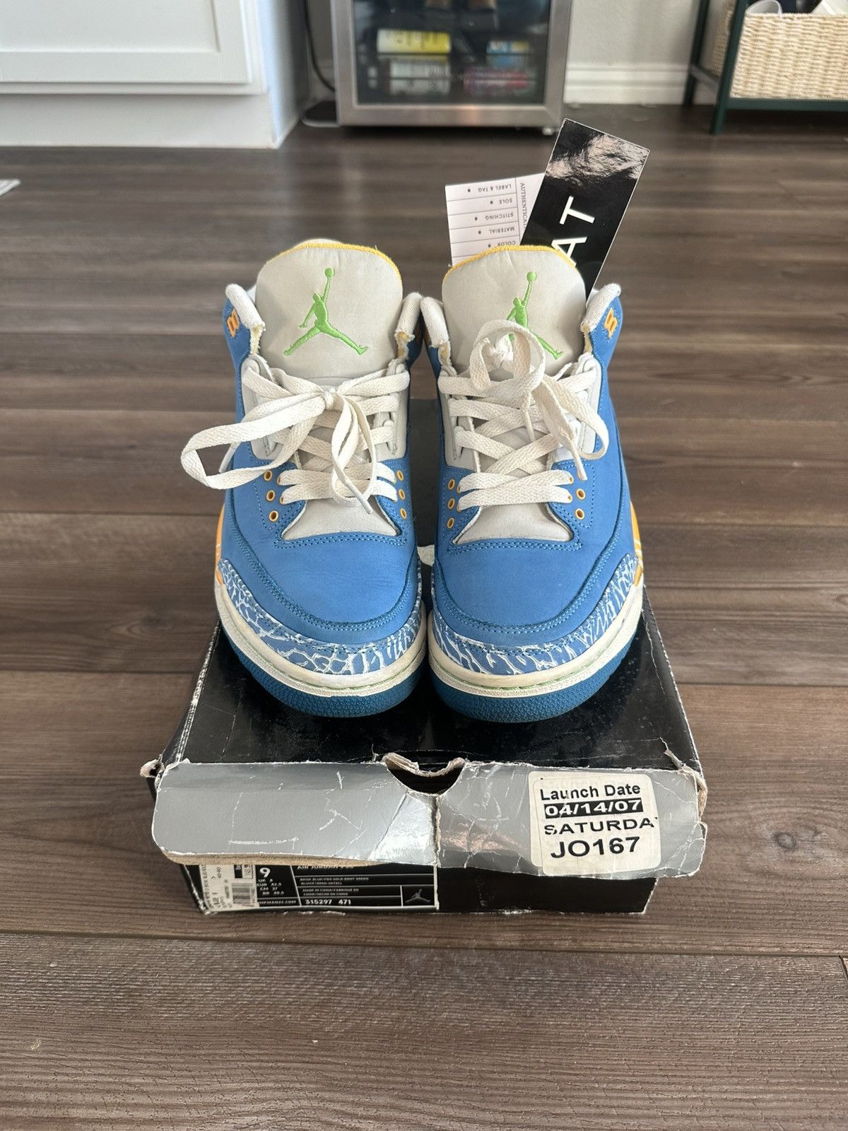 Jordan Brand Jordan 2007 OG Retro 3 Do The Right Thing Rare Air LS Size 9 Size US 9 / EU 42 - 2 Thumbnail