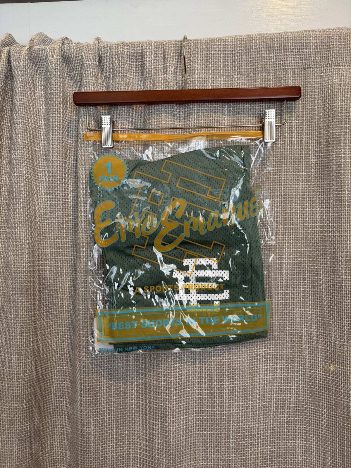 Eric Emanuel Eric Emmanuel Green Mesh Gym Shorts EE Large Size US 33 - 2 Thumbnail