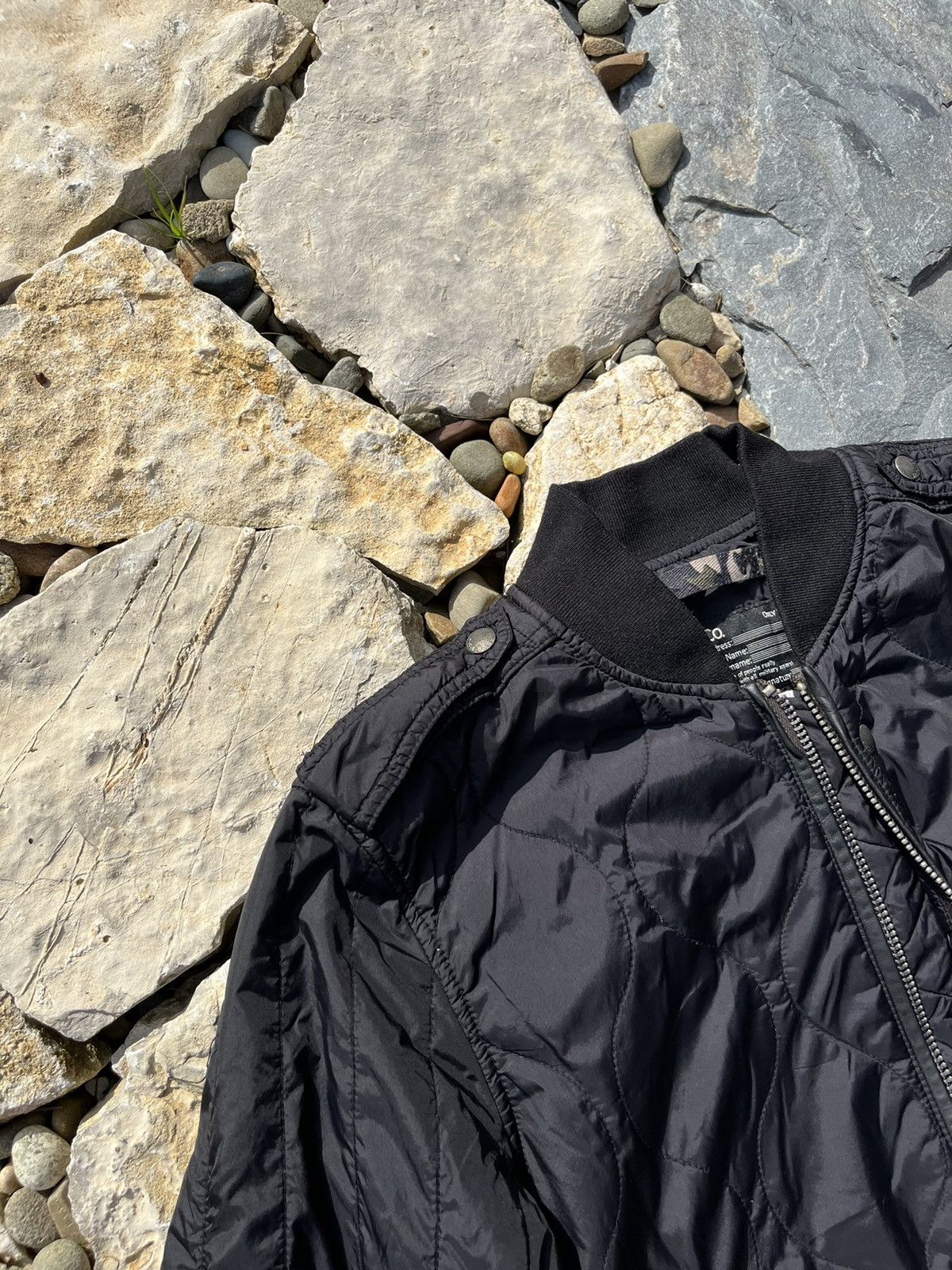 Diesel × Vintage Diesel vintage y2k bomber nylon jacket Avant Garde Size US M / EU 48-50 / 2 - 12 Thumbnail