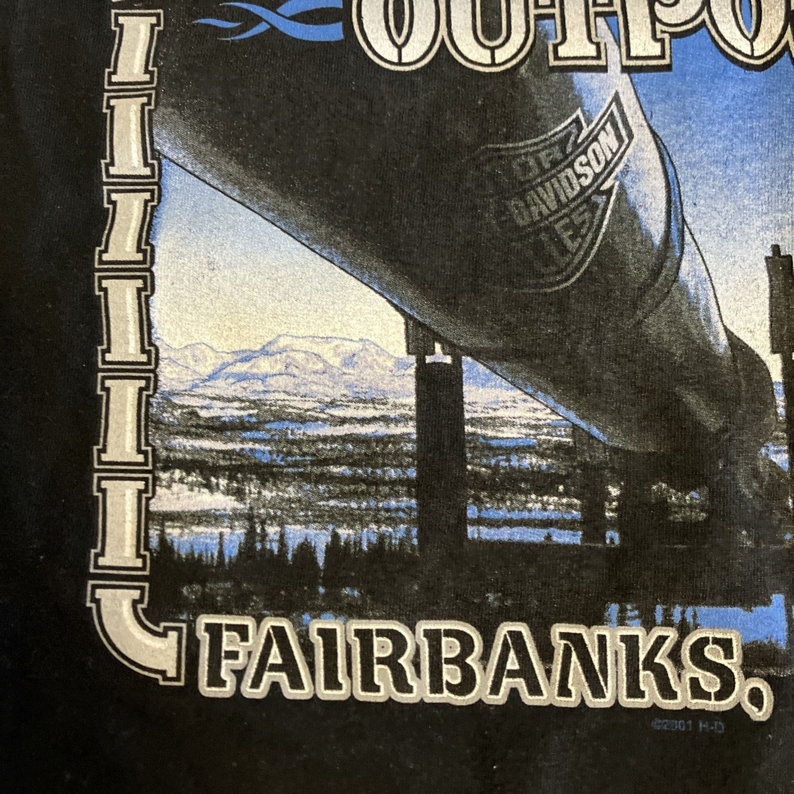 Harley Davidson Vtg Harley-Davidson Fairbanks Alaska Wolves Graphic Size XL Size US XXL / EU 58 / 5 - 23 Thumbnail