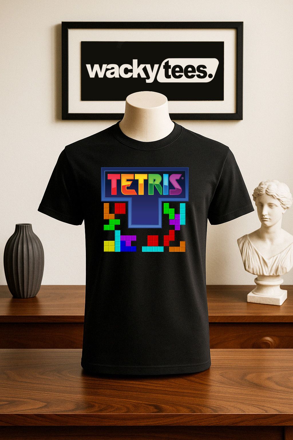 Other Tetris Brick Game Retro Classic Graphic Tee Shirt Size US L / EU 52-54 / 3 - 1 Thumbnail