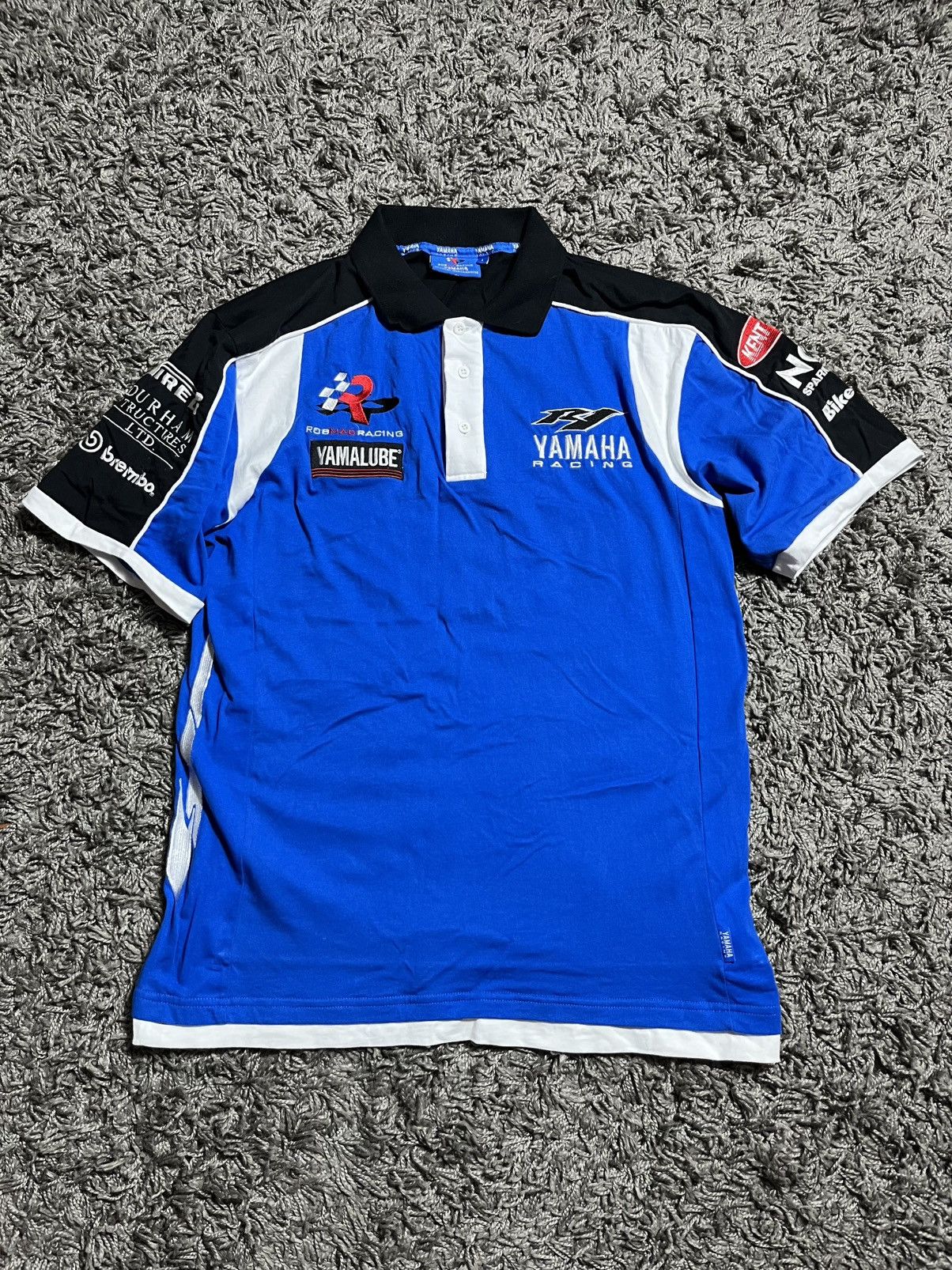 Yamaha YAMAHA VINTAGE Y2K COTTON RACING POLO T-SHIRT Size US L / EU 52-54 / 3 - 1 Thumbnail