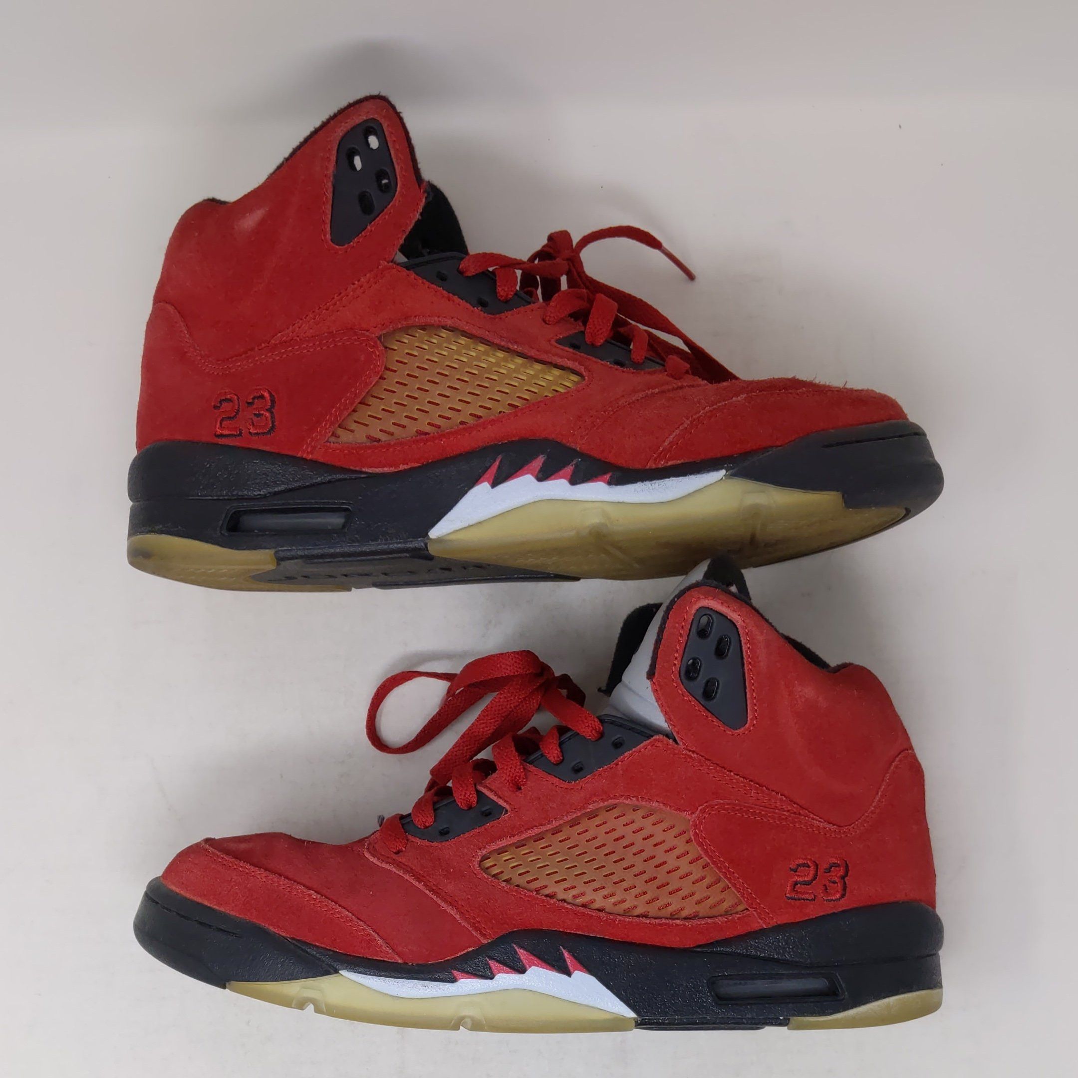 Jordan Brand Air Jordan 5 Retro Raging Bull Red Suede Grailed
