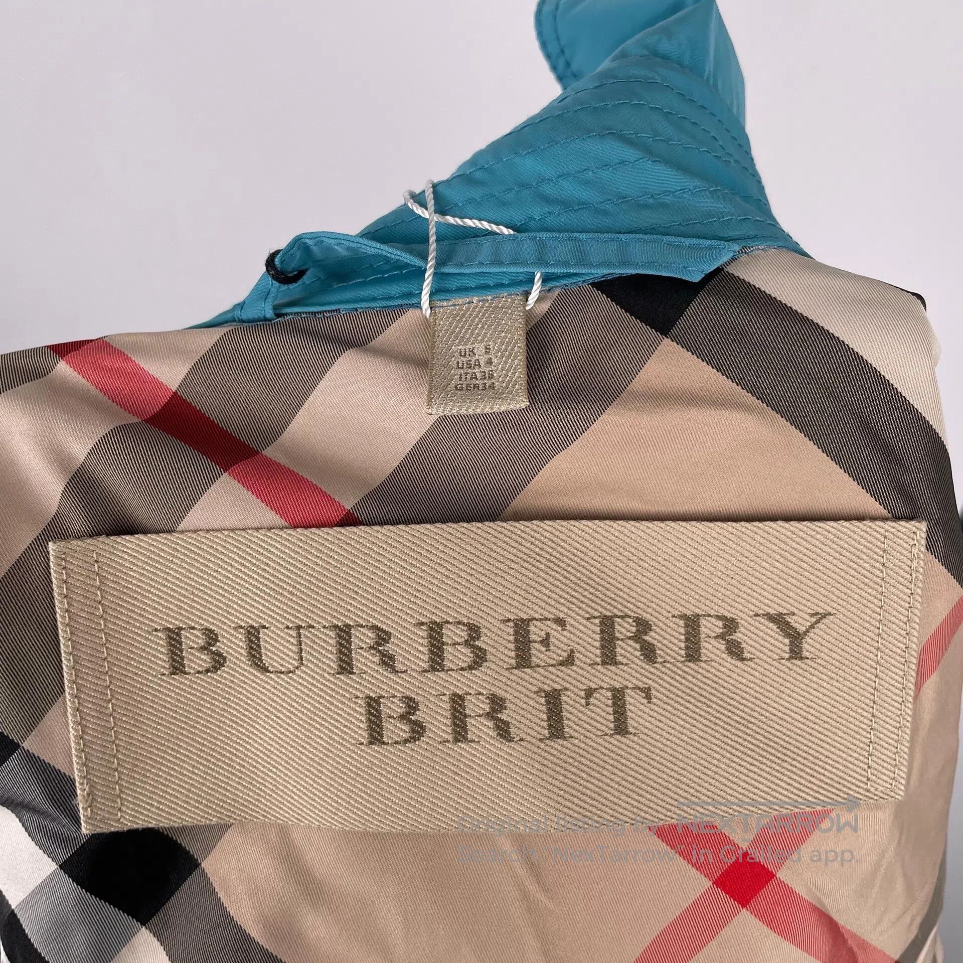 Burberry Burberry Classic double-breasted design blue trench coat| Size XS / US 0-2 / IT 36-38 - 6 Thumbnail