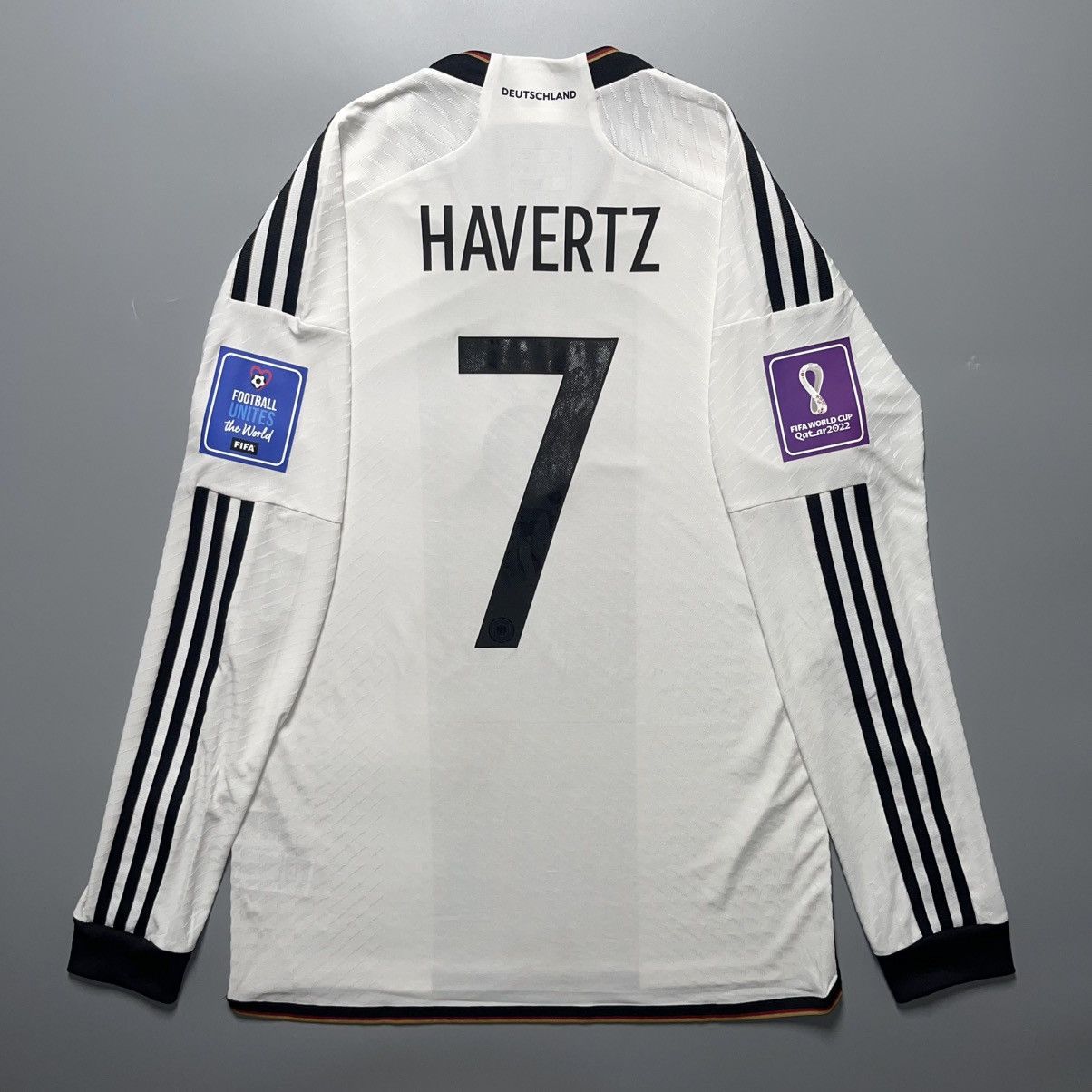 Adidas GERMANY ADIDAS 2022 WORLD CUP SOCCER HOME JERSEY #7 HAVERTZ Size US M / EU 48-50 / 2 - 1 Thumbnail