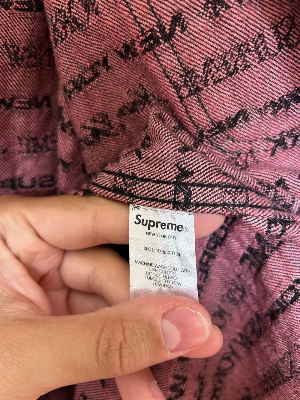 Supreme Supreme Multi Type Jacquard Denim Shirt Overshirt Jacket Size US XL / EU 56 / 4 - 8 Thumbnail