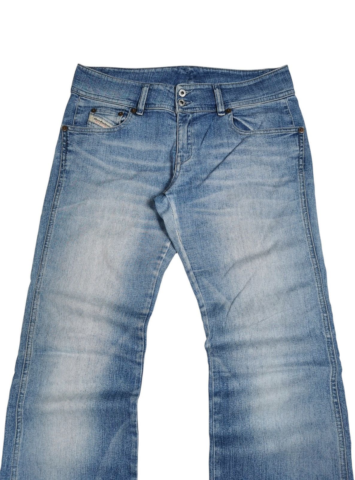 Diesel Vintage y2k Diesel Flared Bootcut Jeans 🟦Size 32x33 Size 32" / US 10 / IT 46 - 5 Thumbnail