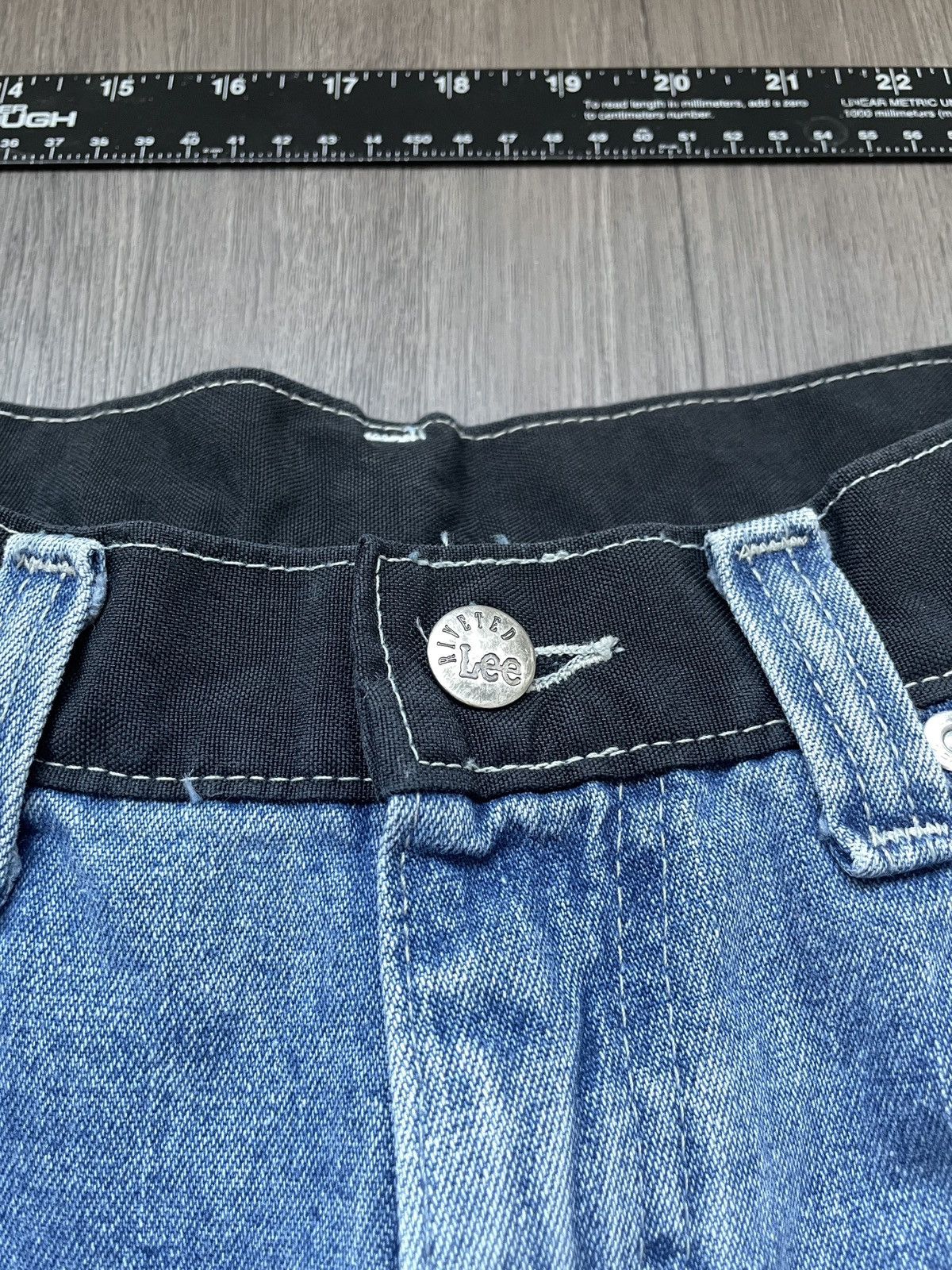 Lee Vintage 90’s Lee “Riveted Wide Leg” Baggy Jeans (Sz.32x32) Size US 32 / EU 48 - 7 Thumbnail