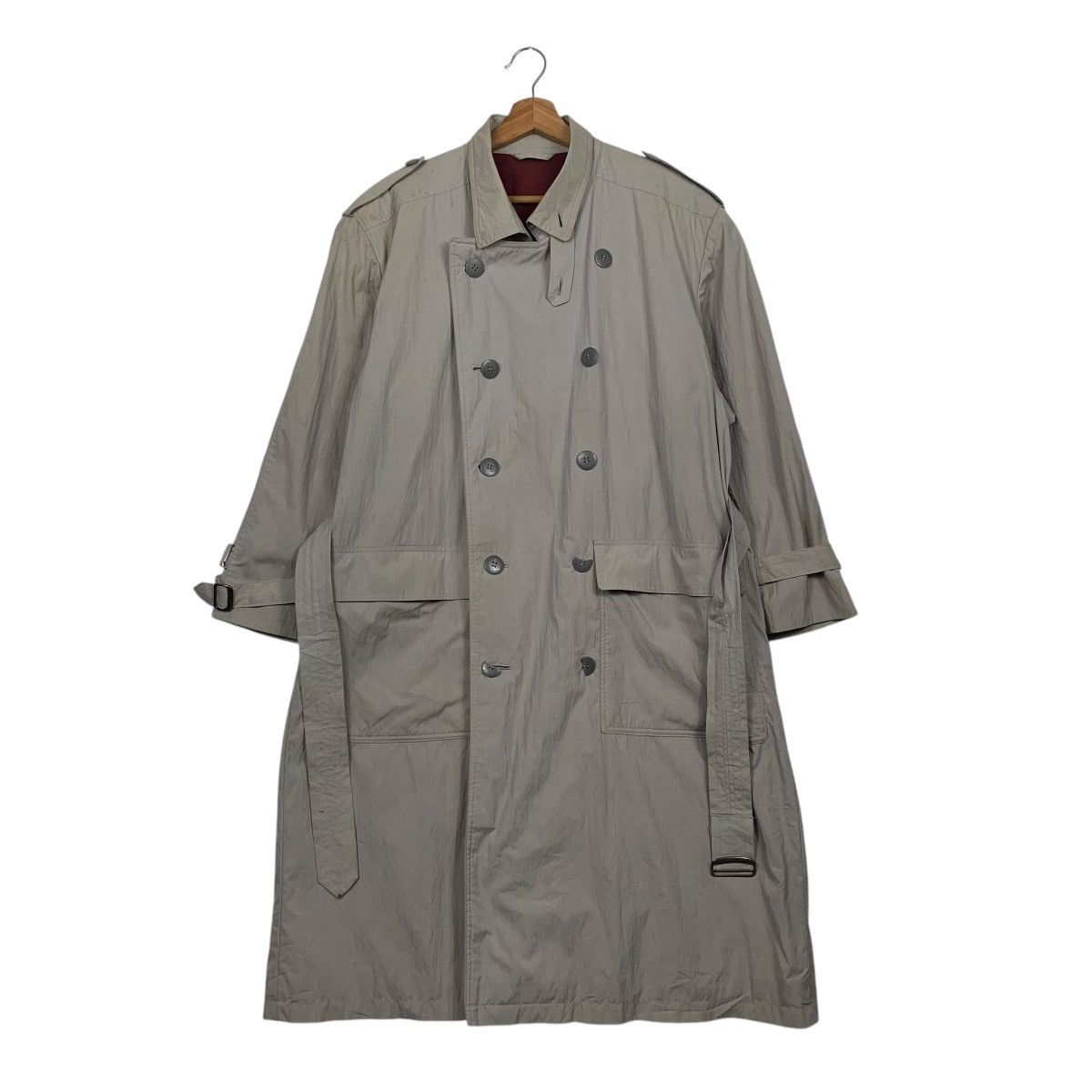 Japanese Brand Ambrosiano Milano Double Breasted Trench Coat Size US M / EU 48-50 / 2 - 1 Thumbnail