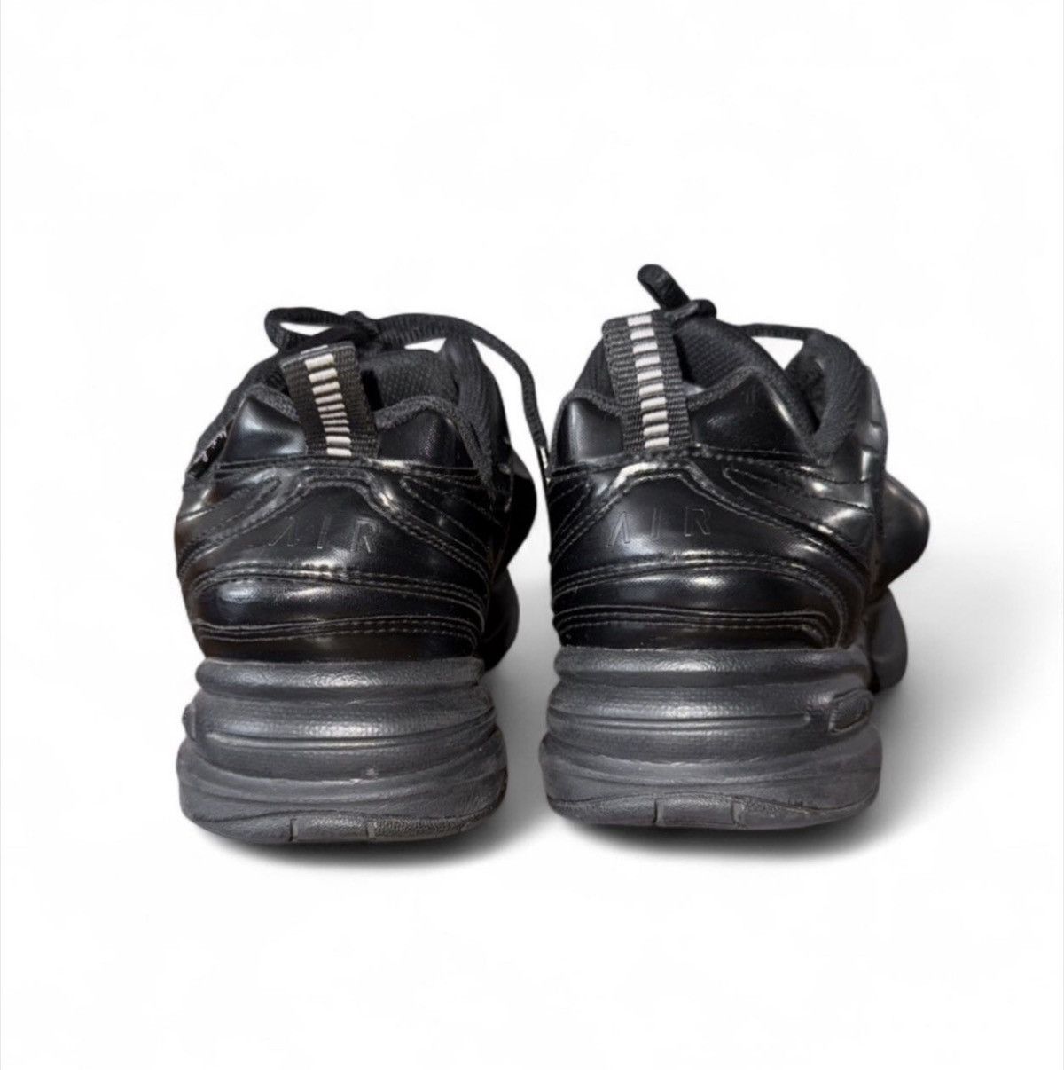 Martine Rose × Nike Nike Air Monarch IV Martine Rose Triple Black Men’s Size US 6 / EU 39 - 5 Thumbnail