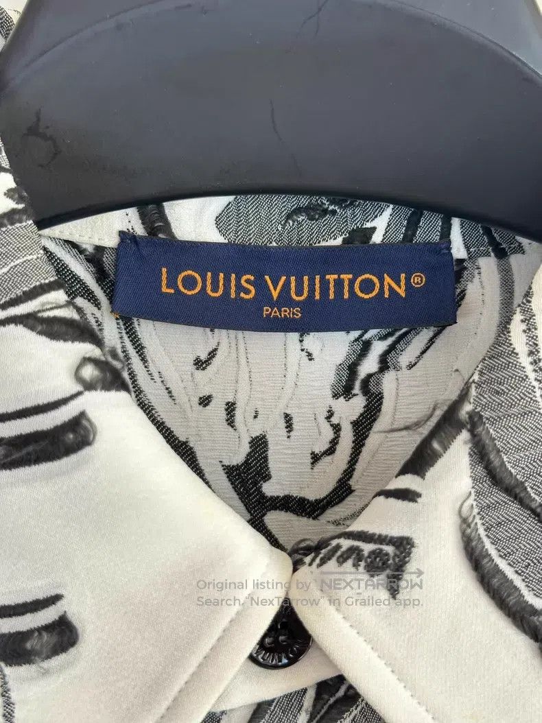 Louis Vuitton Louis Vuitton Yarn seagrass print short sleeve shirt Size US XS / EU 42 / 0 - 3 Thumbnail