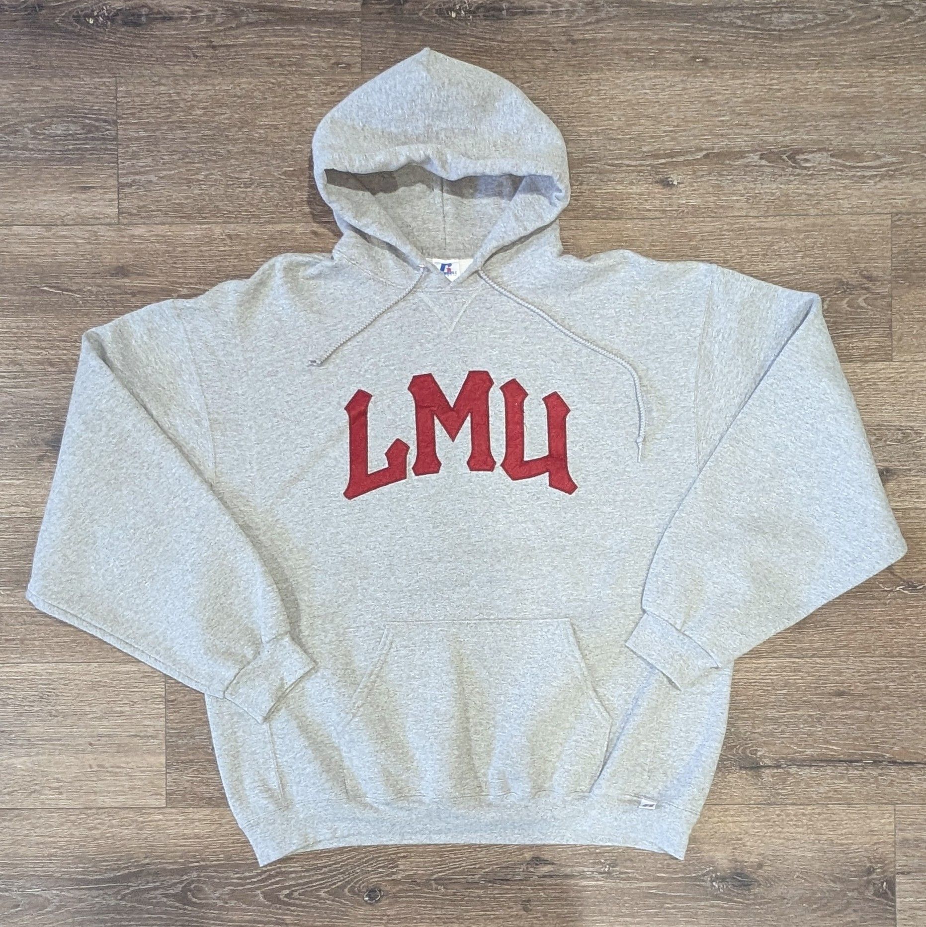 Russell Athletic Vintage Loyola Marymount University grey hoodie - 2XL Size US XXL / EU 58 / 5 - 1 Thumbnail