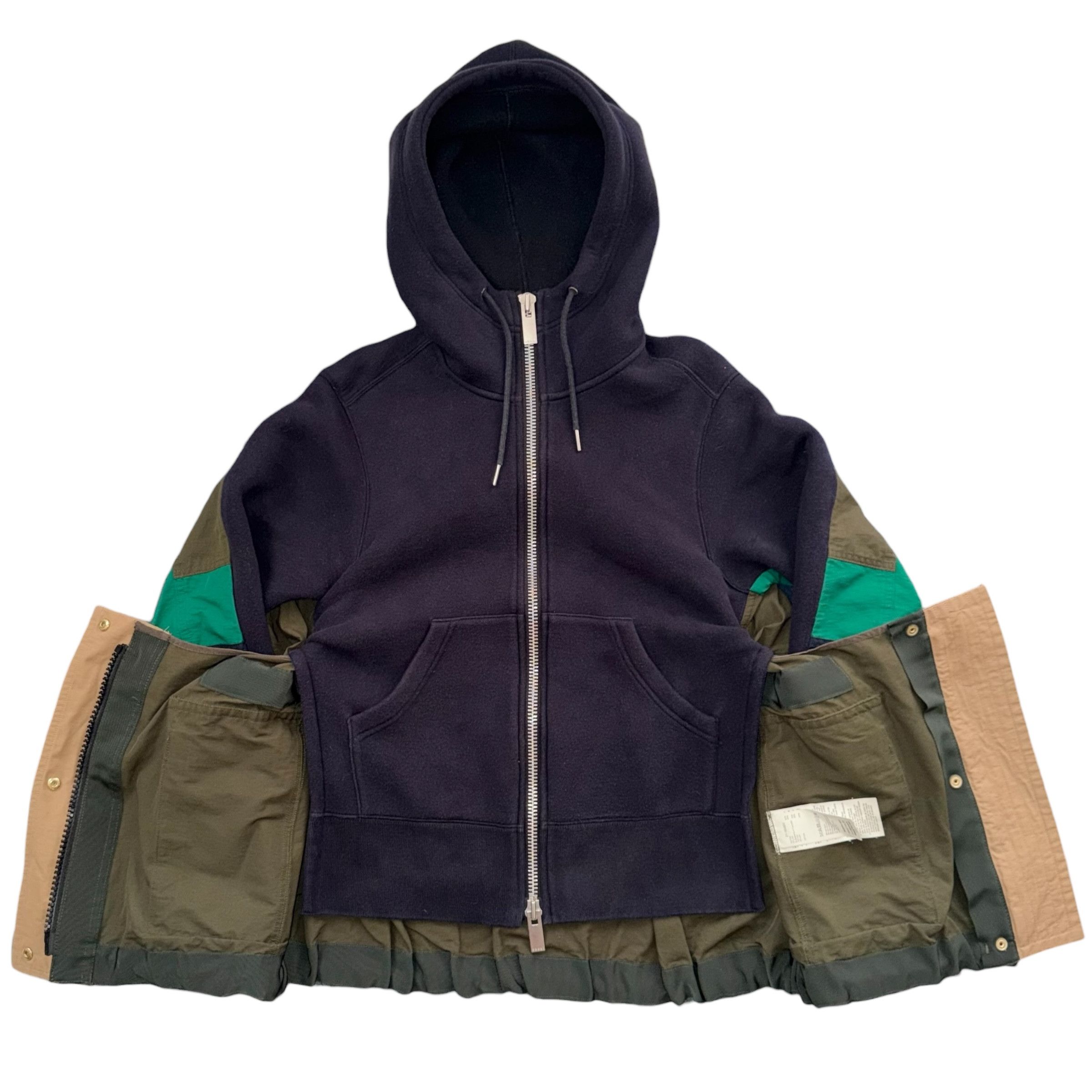 Sacai SACAI SPONGE HOODIE Size US M / EU 48-50 / 2 - 5 Thumbnail