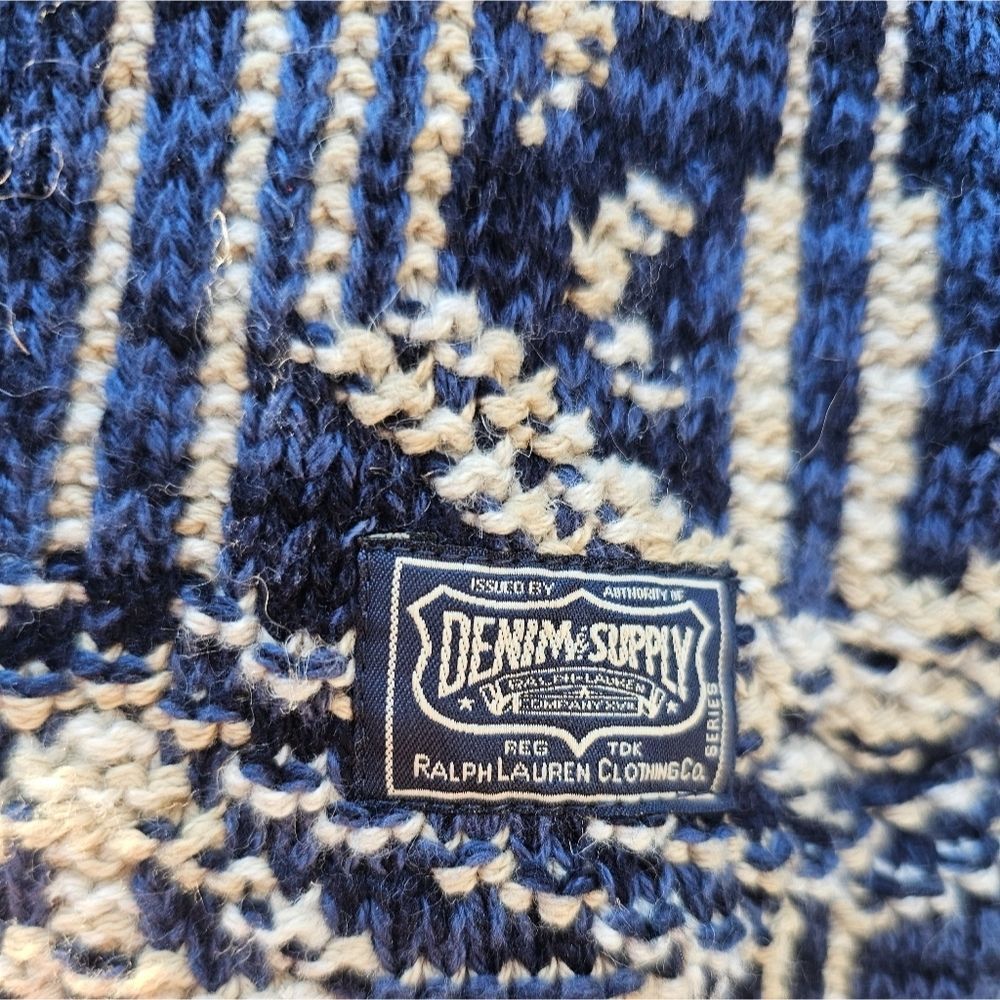 Denim & Supply Ralph Lauren NWT Rare Denim & Supply Ralph Lauren Navy and Beige Aztec Size M / US 6-8 / IT 42-44 - 7 Thumbnail