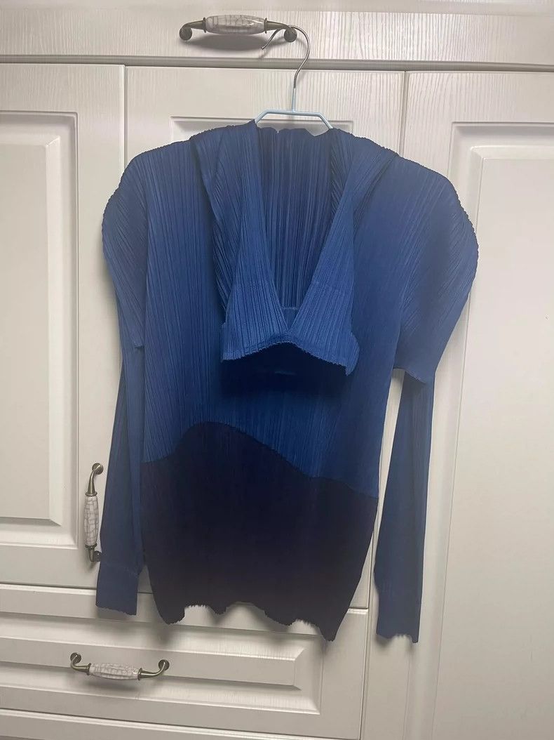 Issey Miyake Issey Miyake size:1 Blue pleated pants Size 42" / US 20 - 8 Thumbnail