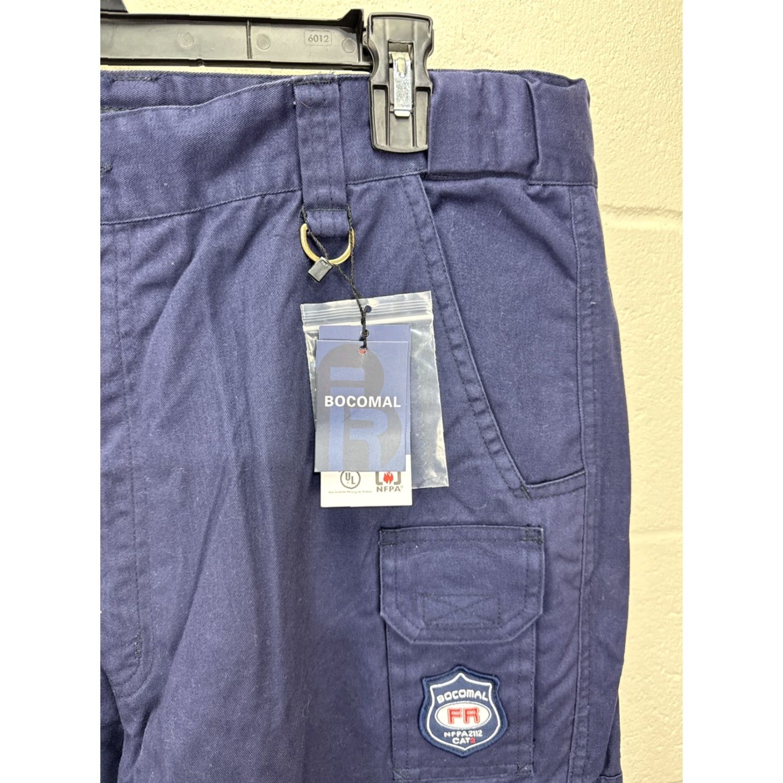 Vintage Bocomal Flame Resistant Cargo Pants Mens 42x30 Blue Cat 2 Workwear Size US 42 / EU 58 - 3 Thumbnail