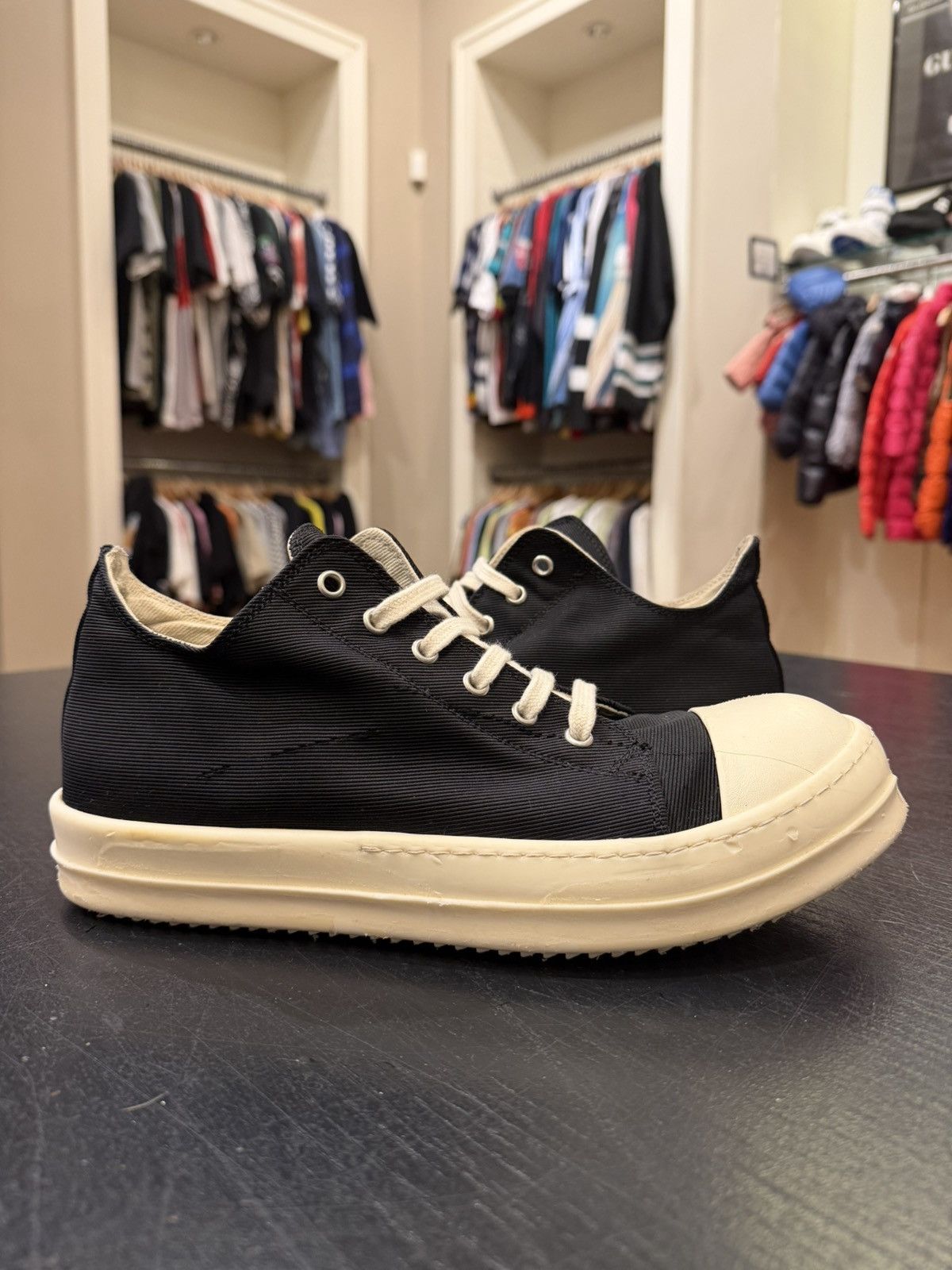 Rick Owens Drkshdw Rick Owens DRKSHDW Ramones Low Size US 8.5 / EU 41-42 - 1 Thumbnail