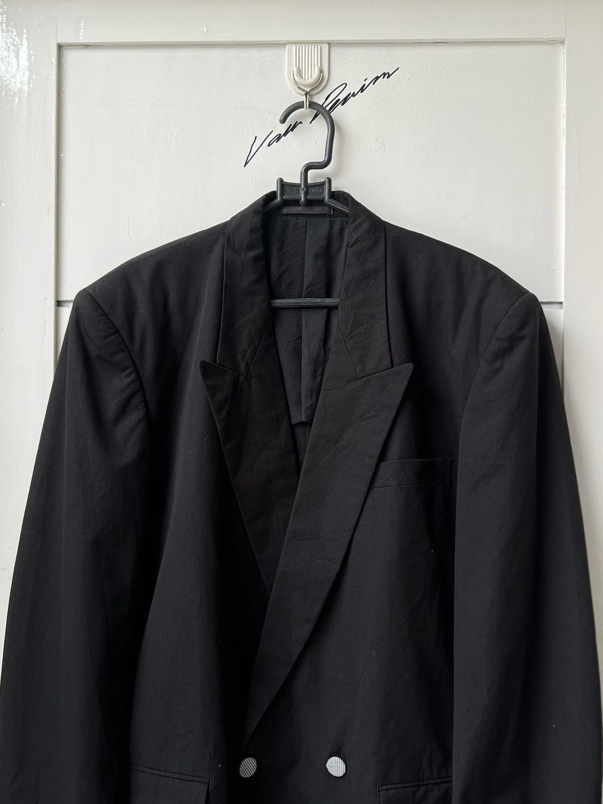 Comme des Garcons Comme Des Garcons Homme Black Suit Blazers Size 54L - 2 Thumbnail