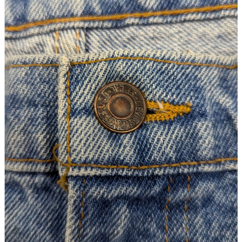 Levi's × Levi's Vintage Clothing × Vintage Vintage Levis 619 Made in Canada Orange Tab Blue Jeans Size US 36 / EU 52 - 4 Thumbnail