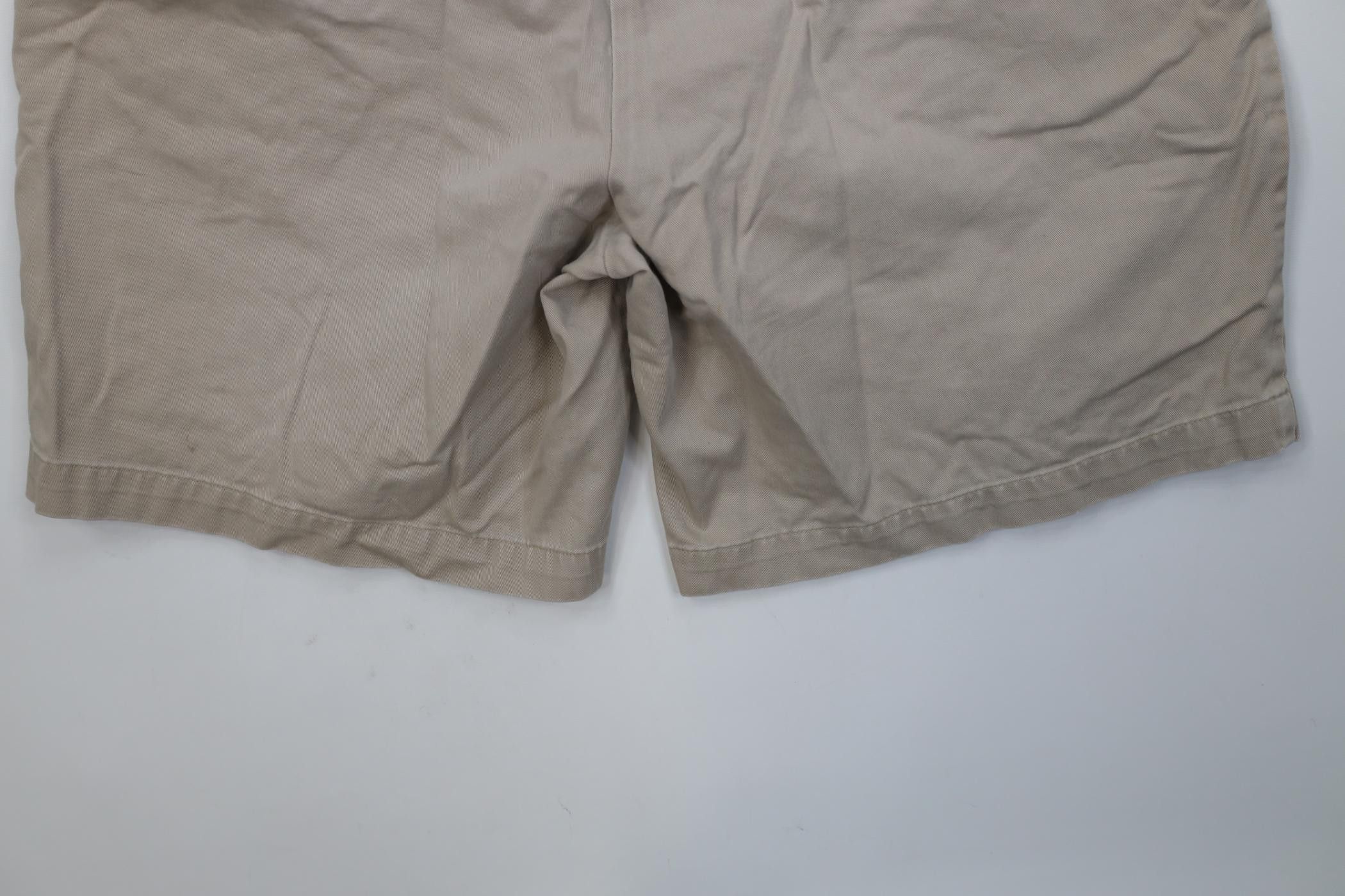 Polo Ralph Lauren Vintage 90s Ralph Lauren Above Knee Golf Chino Shorts Beige Size US 36 / EU 52 - 13 Thumbnail