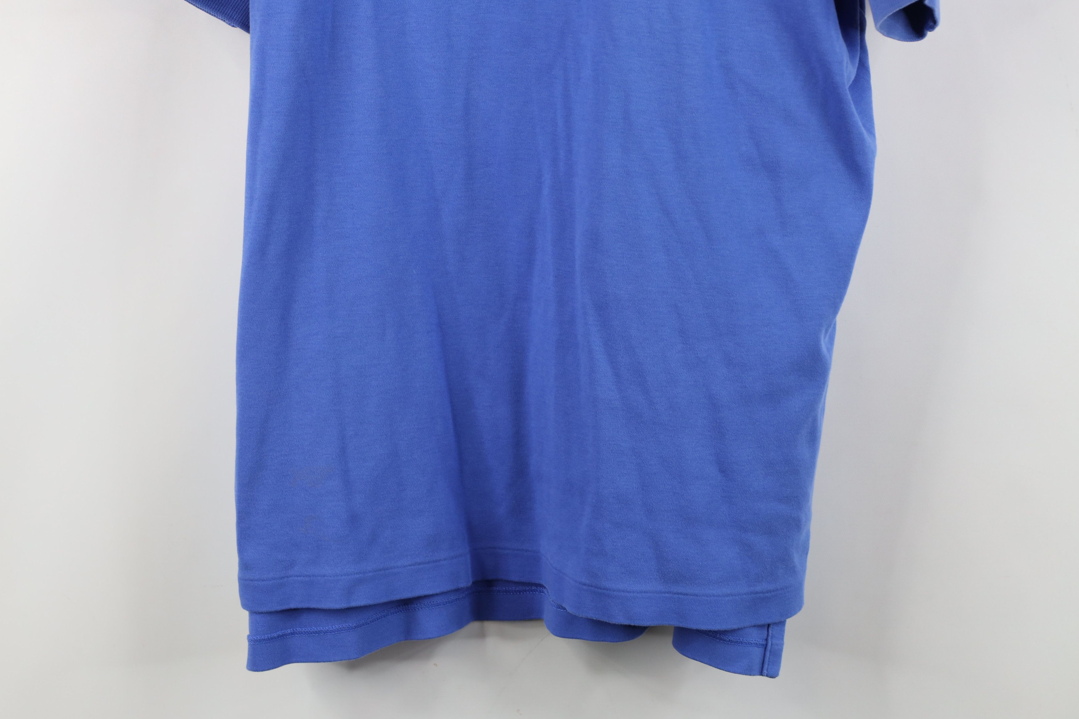 Ralph Lauren Vintage 90s Ralph Lauren Soft Cotton Knit Golf Polo Blue Size US M / EU 48-50 / 2 - 3 Thumbnail