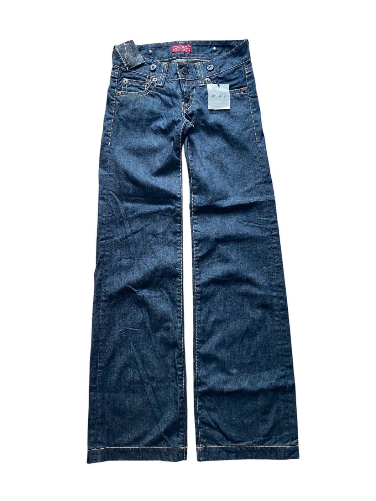 If Six Was Nine × Le Grande Bleu (L.G.B.) × MOUSSY 2000s Moussy flare indigo denim jeans Size US 28 / EU 44 - 1 Thumbnail
