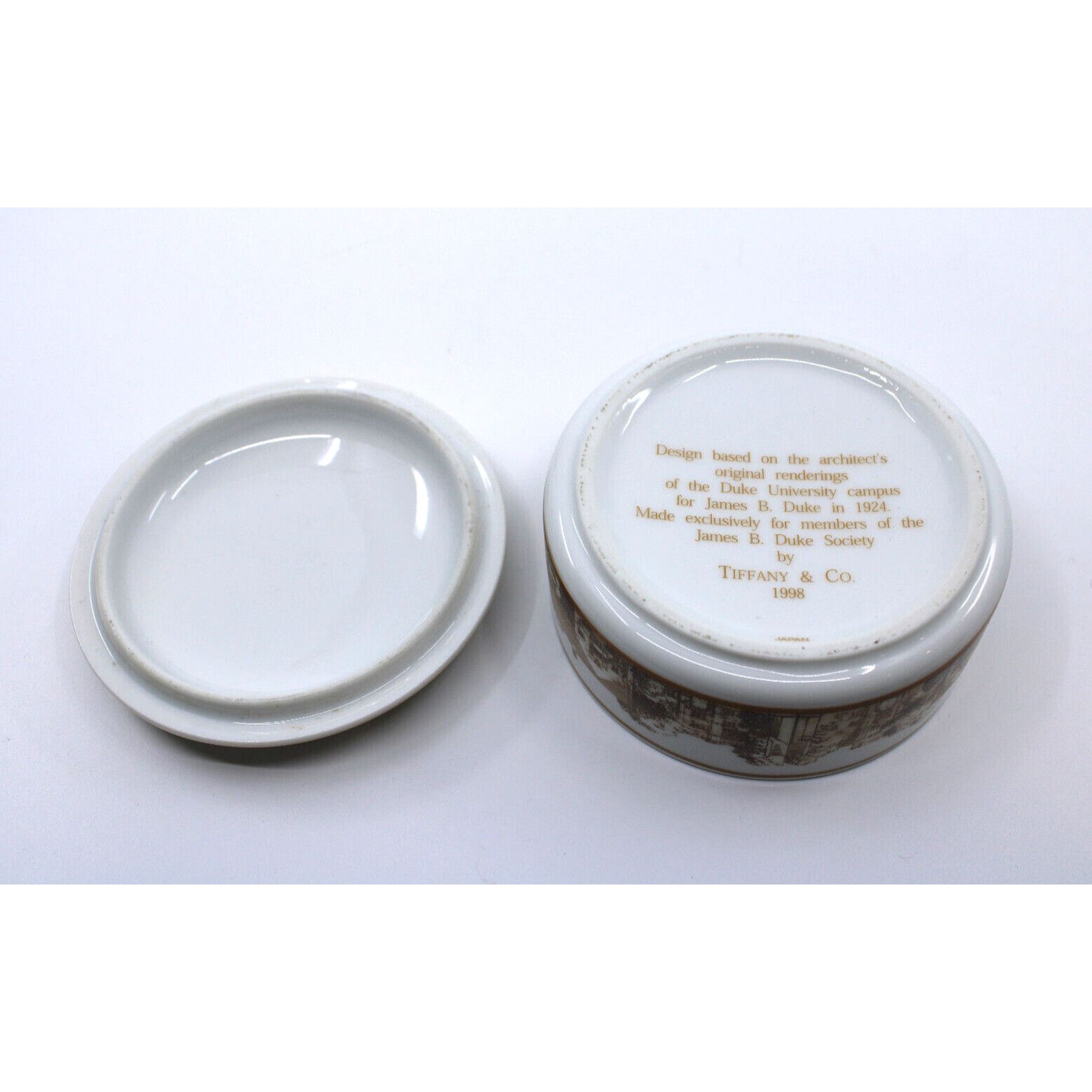 Tiffany & Co. 1998 Tiffany Co Duke University Trinket Box J B Duke Society Size ONE SIZE - 4 Thumbnail