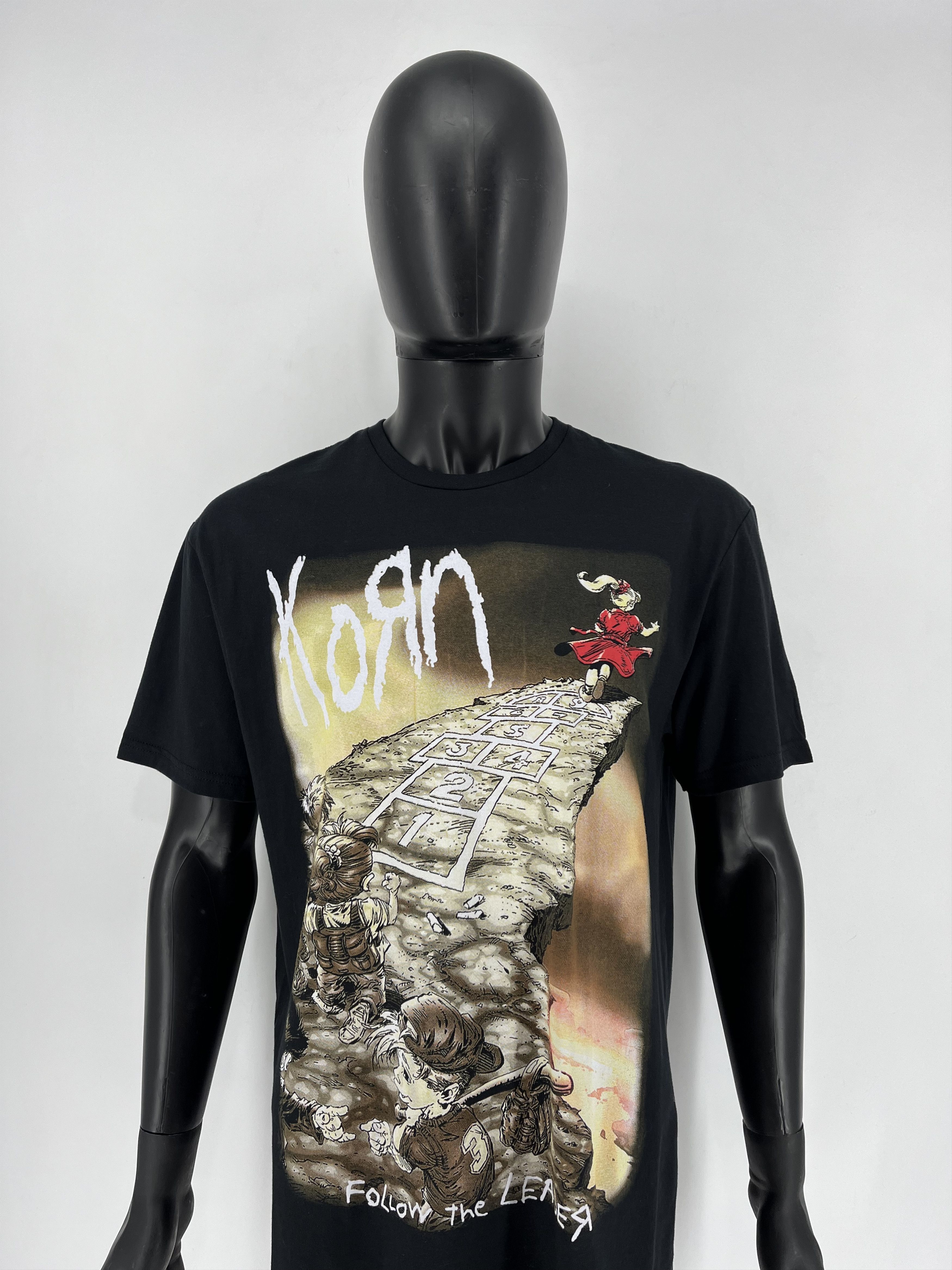 Band Tees × Vintage Vintage Y2K KORN Band Tour Rock T-shirt Streetwear 90s Style Size US L / EU 52-54 / 3 - 1 Thumbnail