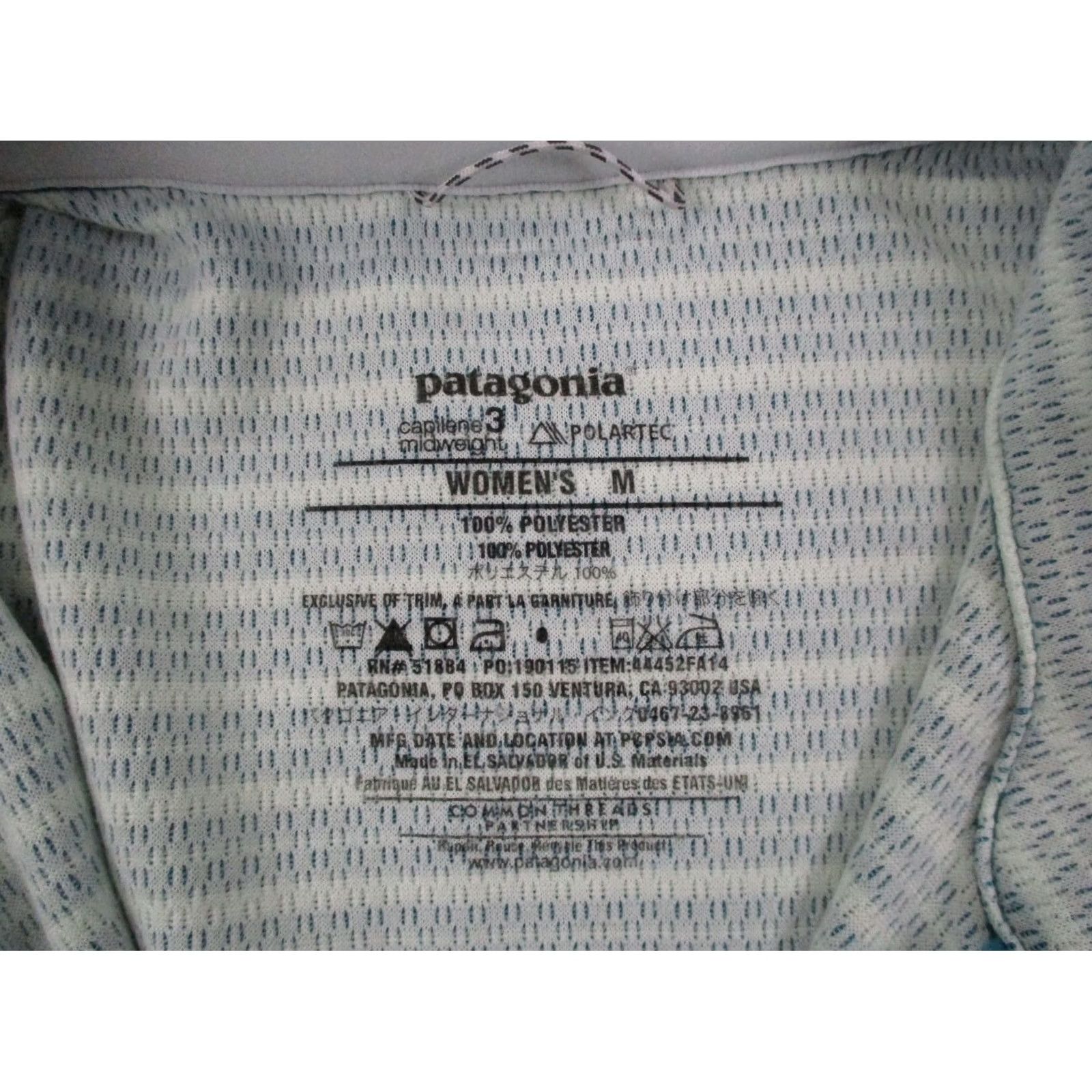 Patagonia Patagonia Jacket Womens M Capilene Midweight 3 Polartec Stretch Hiking 44452 Size M / US 6-8 / IT 42-44 - 7 Thumbnail