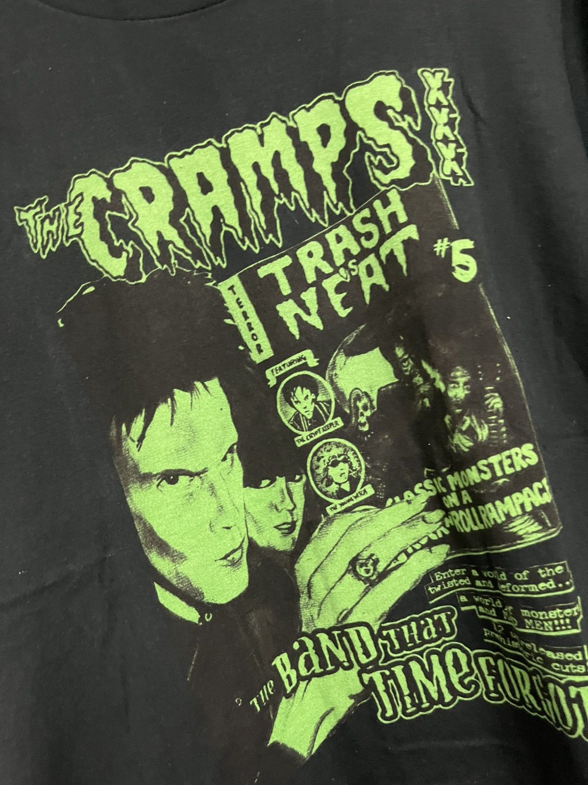 Hysteric Glamour 💥CRAZY HG X THE CRAMPS PUNK BAND Size US L / EU 52-54 / 3 - 3 Thumbnail