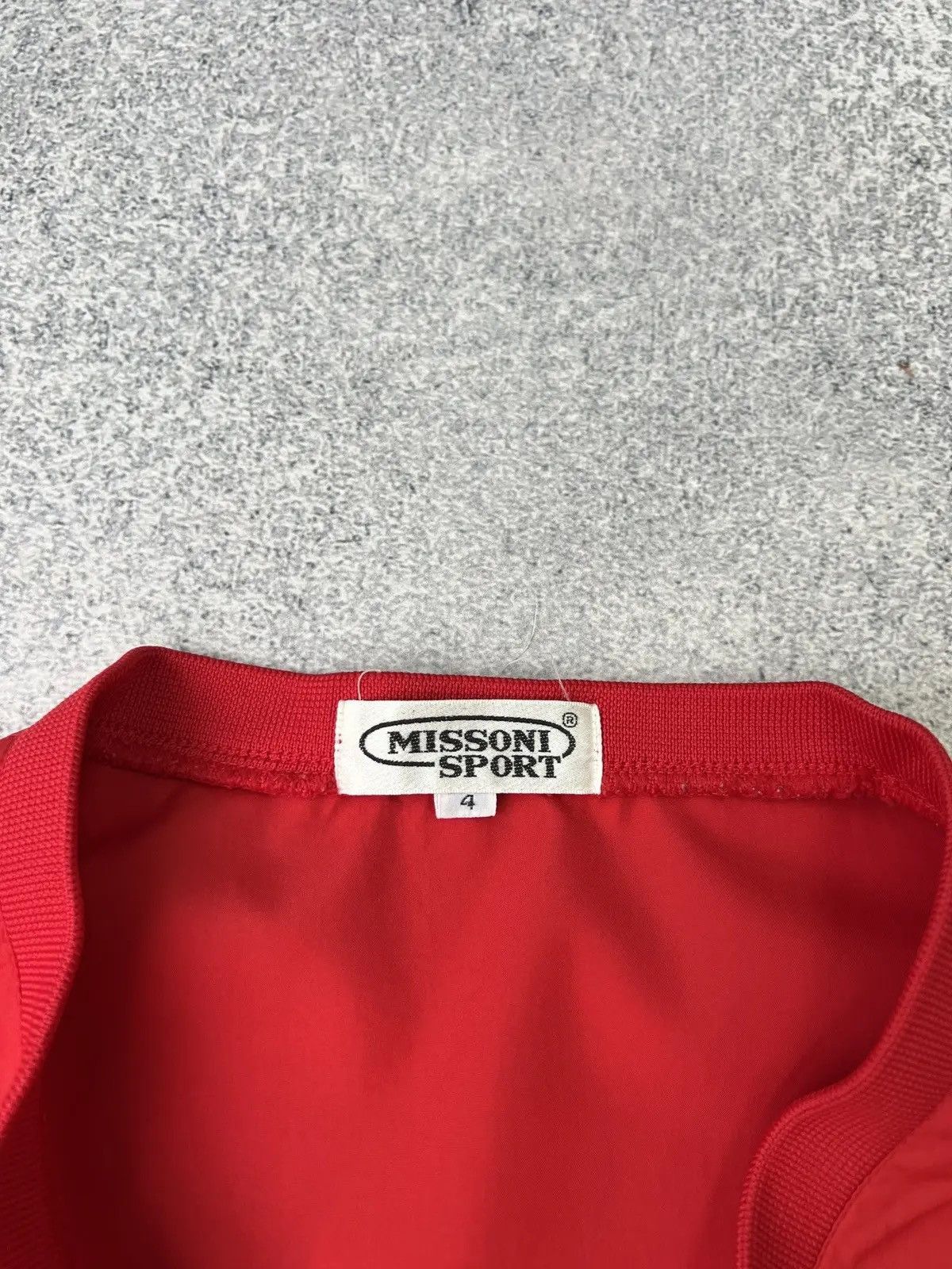 Missoni × Vintage Vintage Missoni sport nylon light red sweatshirt Size US M / EU 48-50 / 2 - 8 Thumbnail