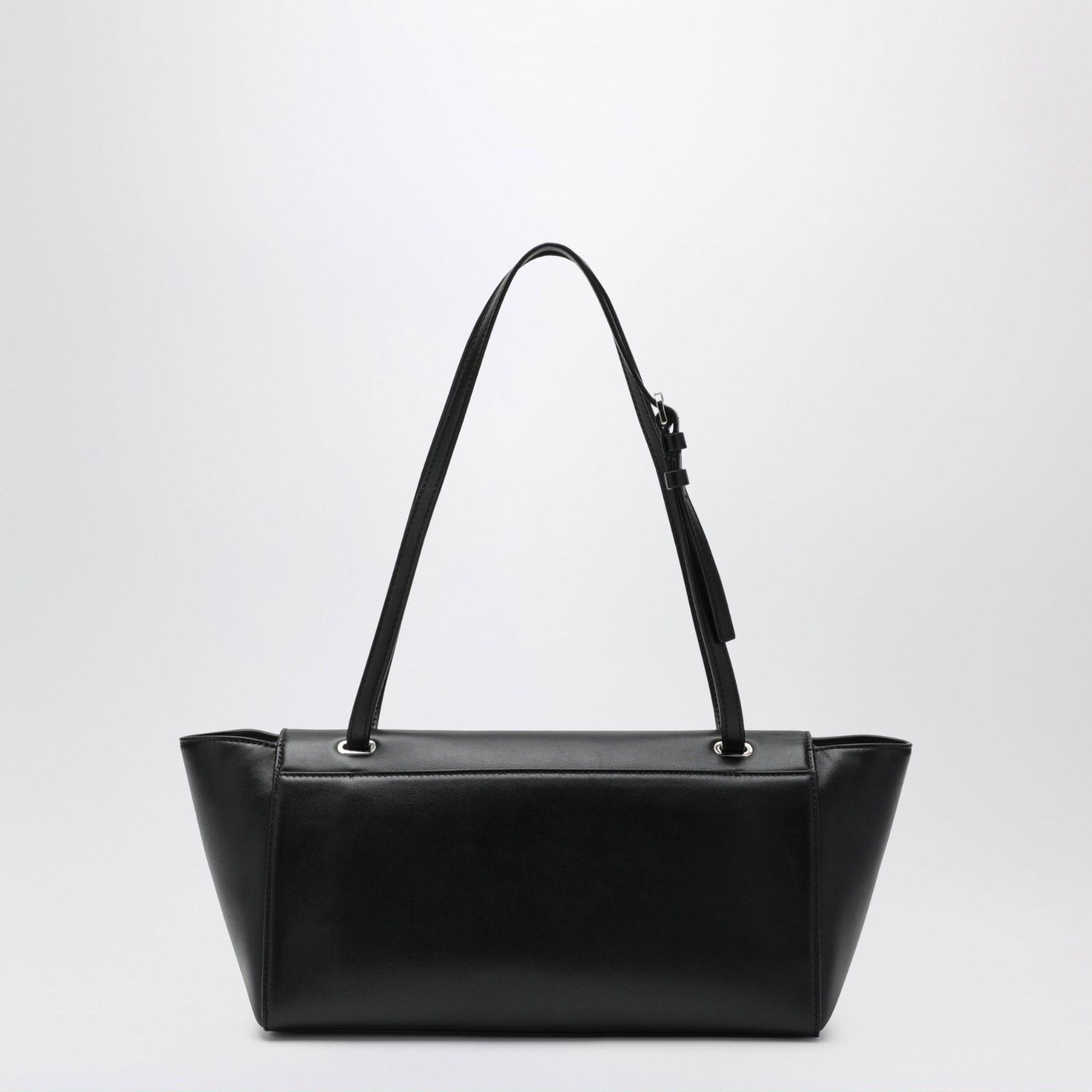 Savette SAVETTE Symmetry Trapeze Black Leather Shoulder Bag New & Au Size ONE SIZE - 3 Thumbnail