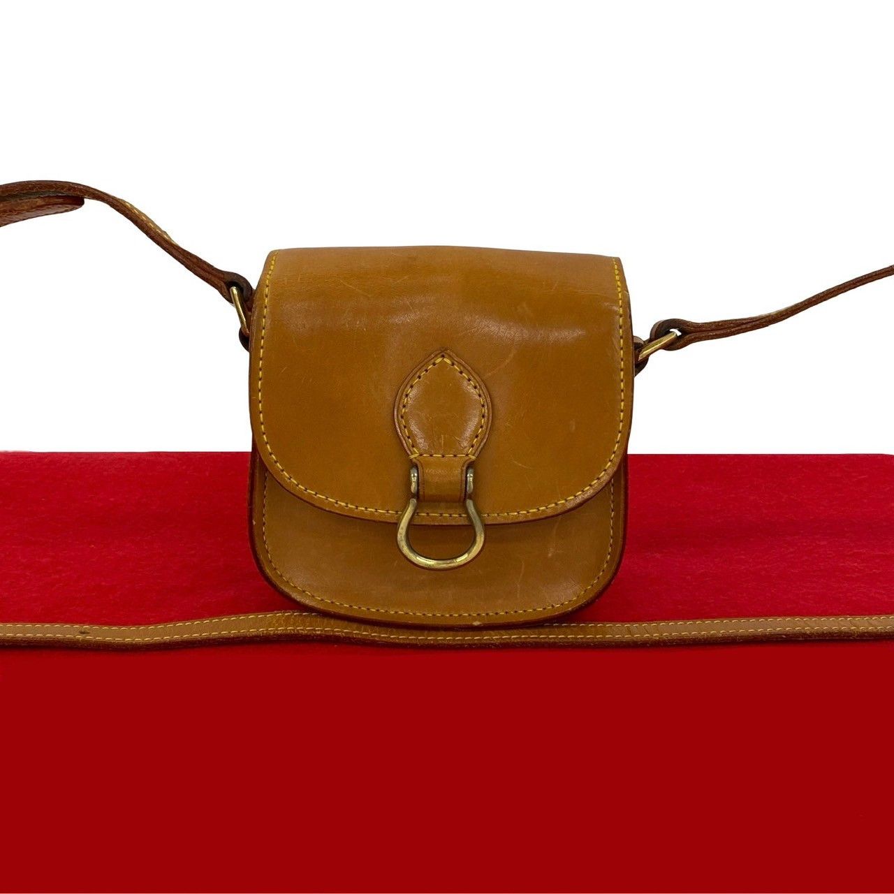 Louis Vuitton Louis Vuitton Louis Vuitton Saint Cloud Leather Mini Shoulder Bag Leather Shoulder Bag Size ONE SIZE - 1 Thumbnail